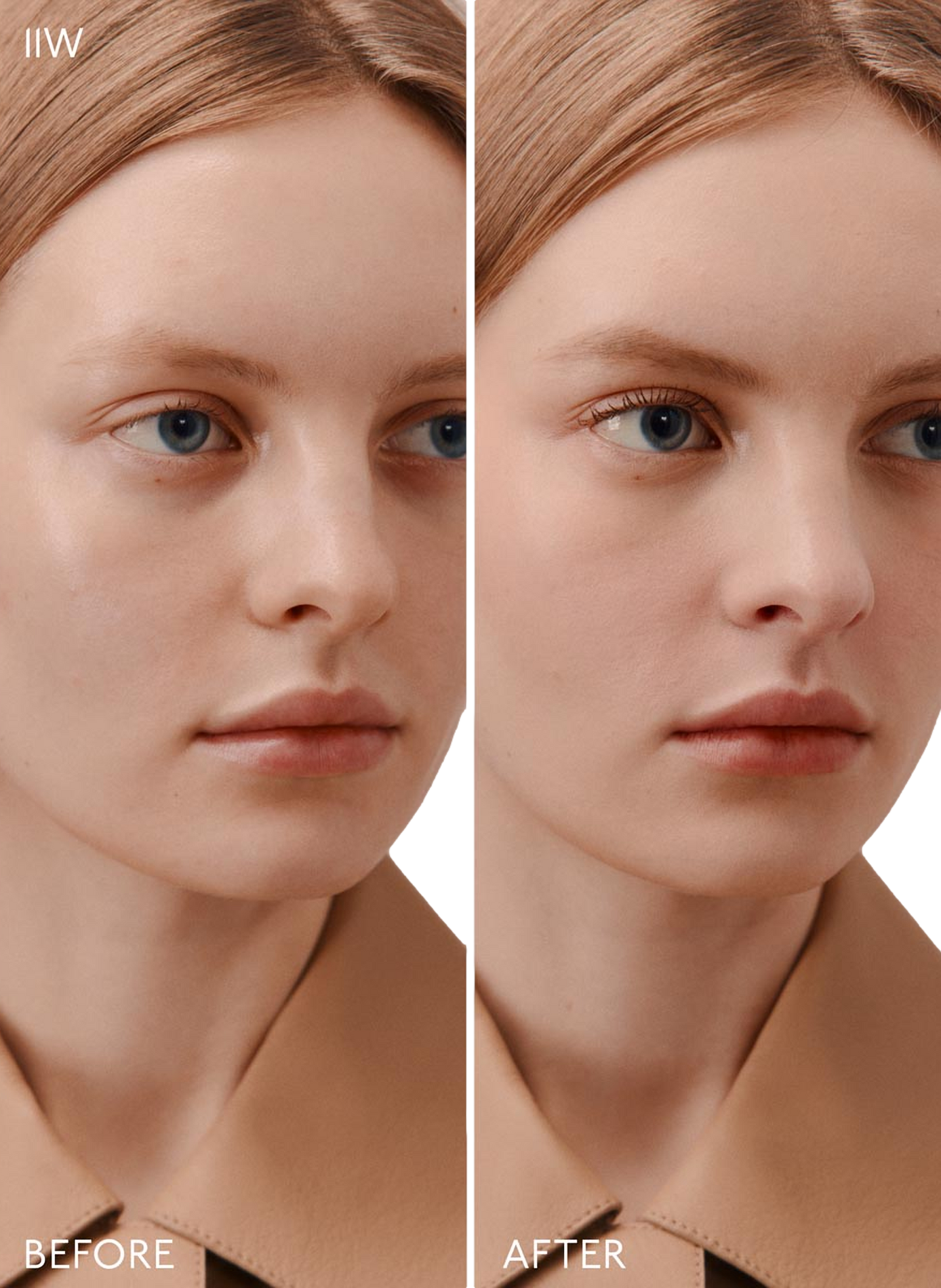 Hermès Plein Air, Fond de teint soin mat lumineux 07n kaolin