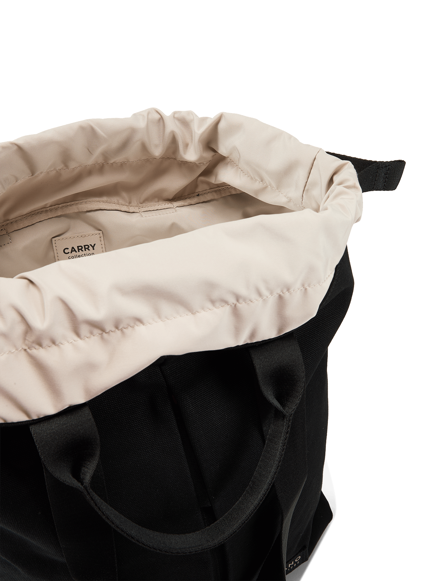 Sac cabas vertical en toile et coton TUCANO Noir