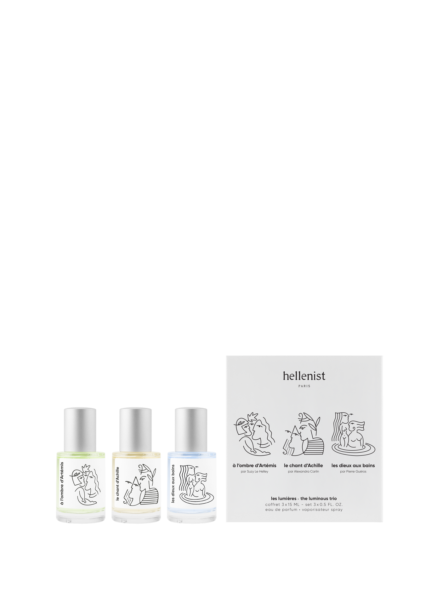 Coffret "Les Lumières" - Eaux de Parfum HELLENIST No color