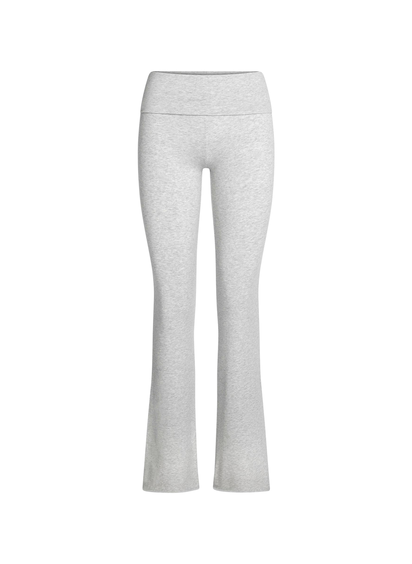 Pantalon boot-cut en coton mélangé SKIMS Grey
