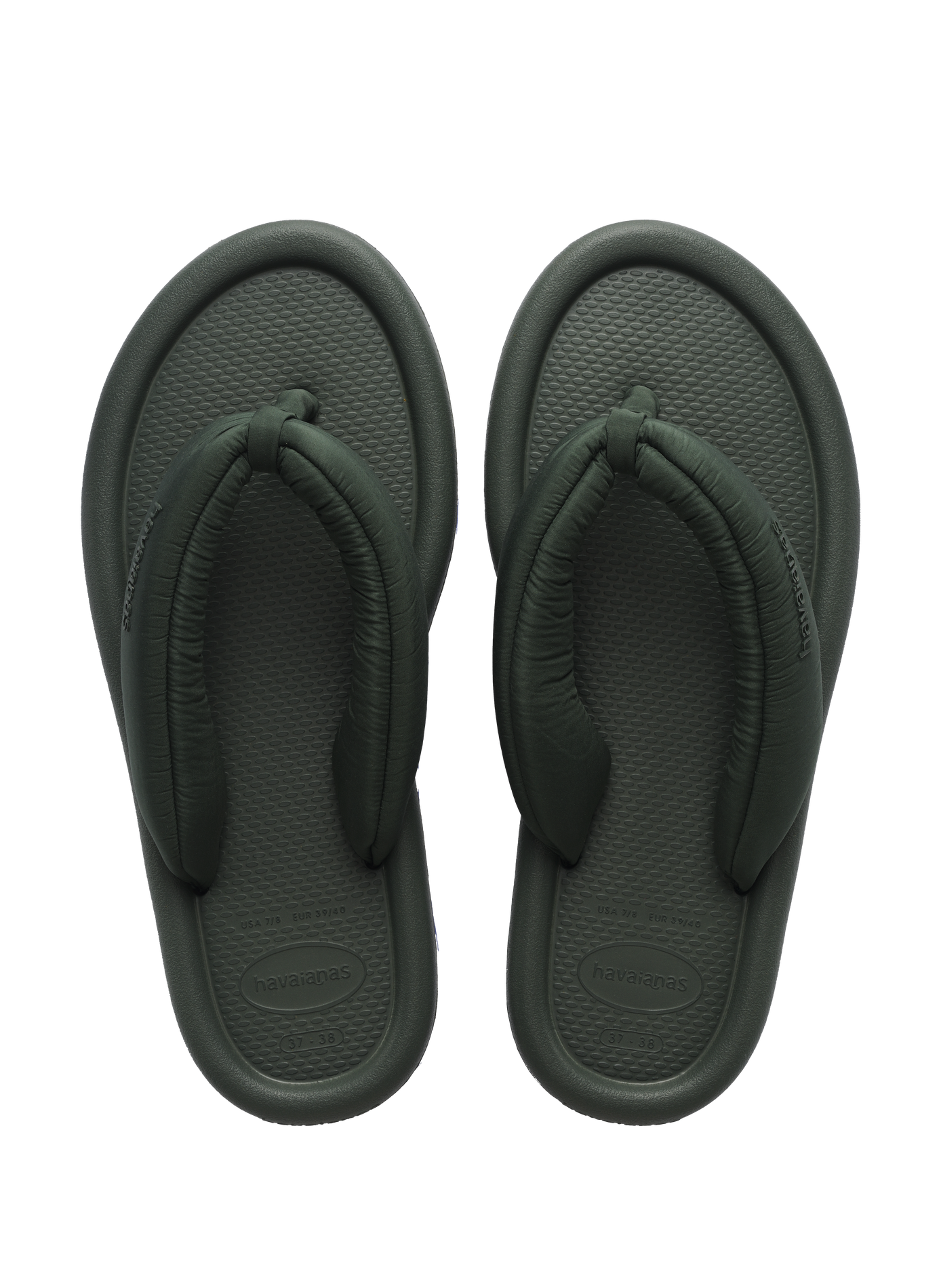 Maxi Puffed Up Quilted Strap Sandals HAVAIANAS Khaki