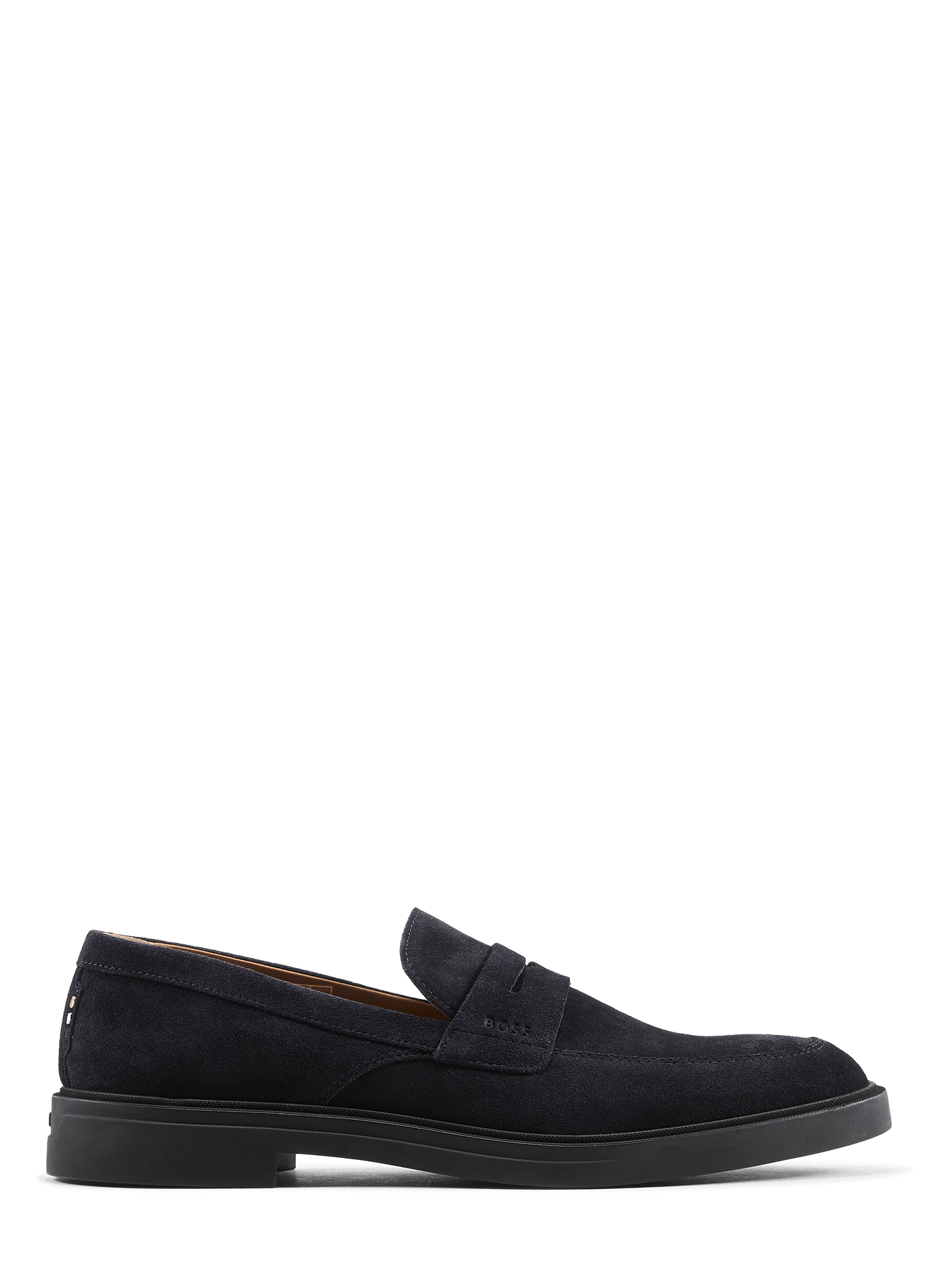 Mocassins in suède-leder BOSS Blauw