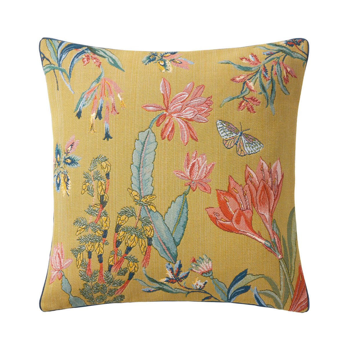 Housse de coussin en coton, ézio YVES DELORME Marron