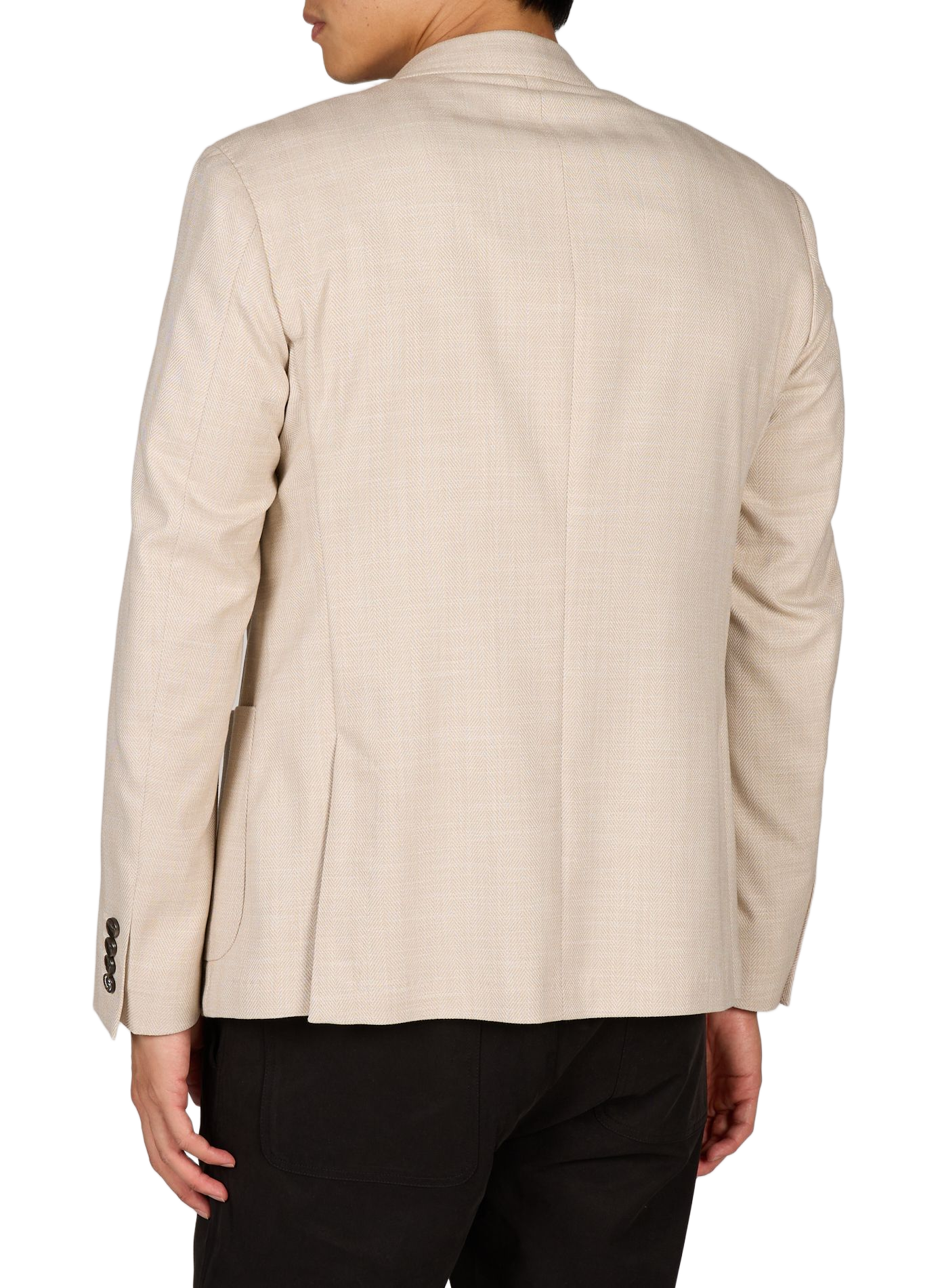 Gerader Blazer mit Reverskragen in Hahnentrittmuster STRELLSON Braun