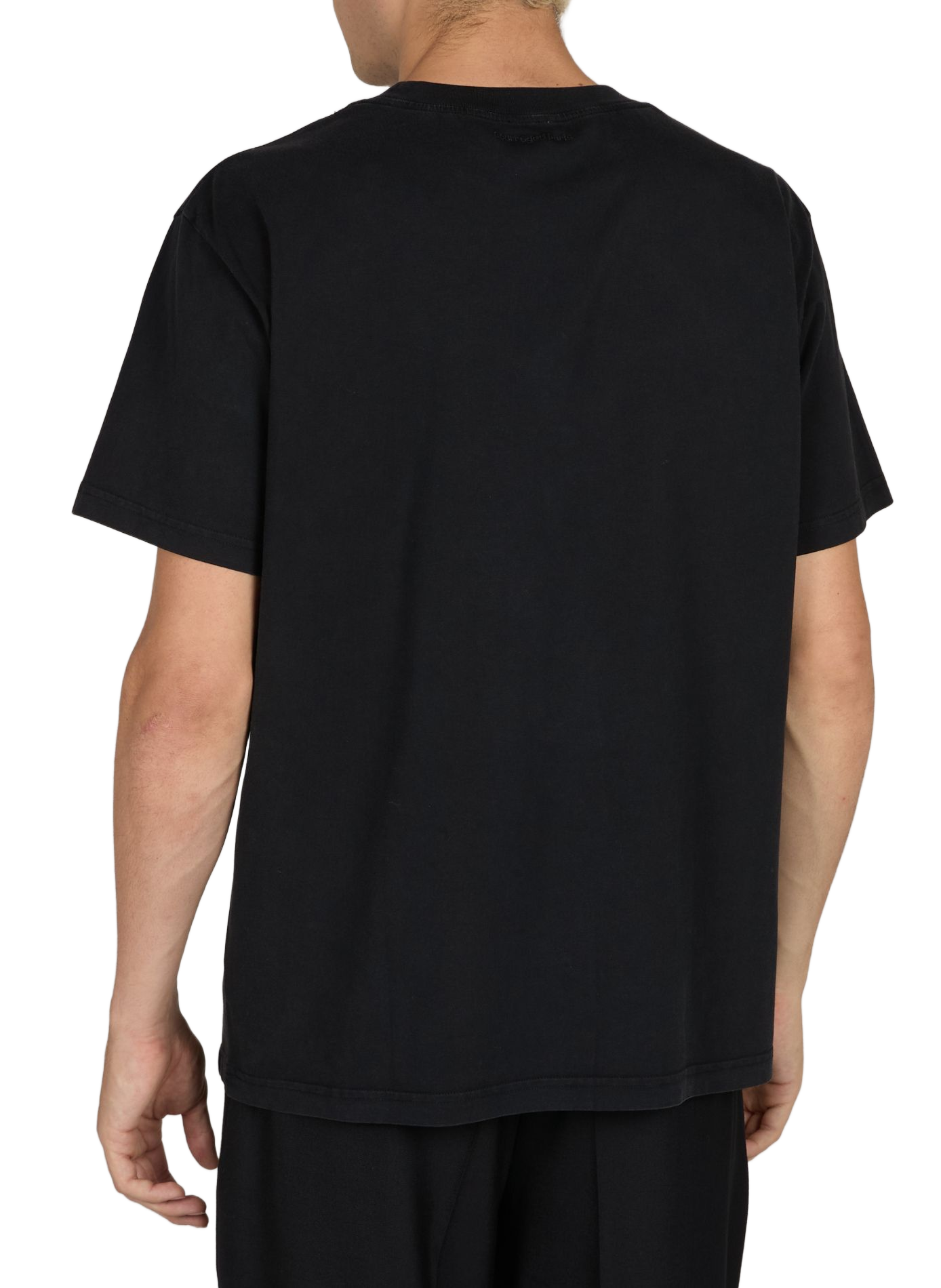 Straight-fit cotton T-shirt COURRÈGES Black