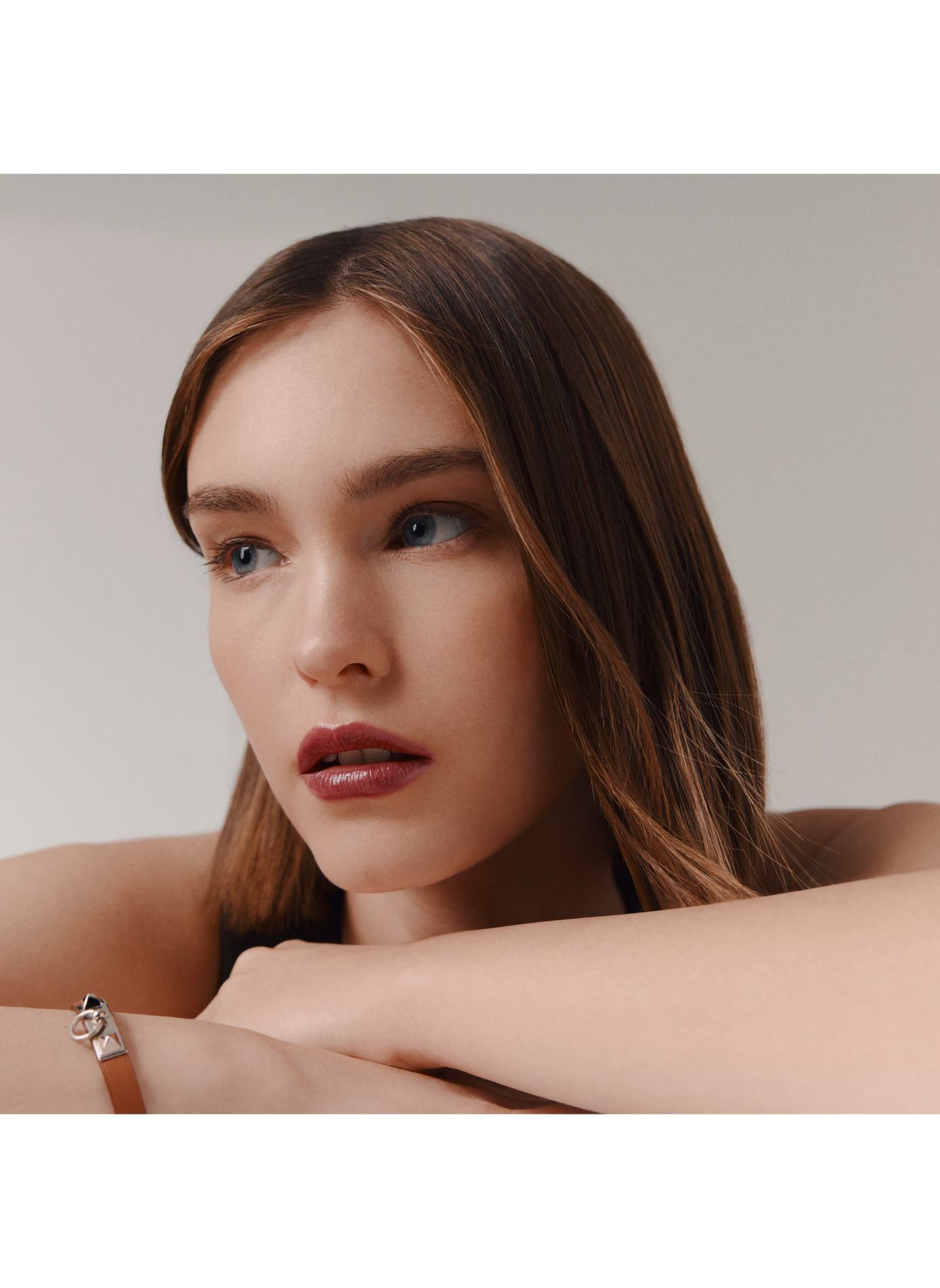 Hermès Red - Silky Bright Red HERMÈS Brun sellier