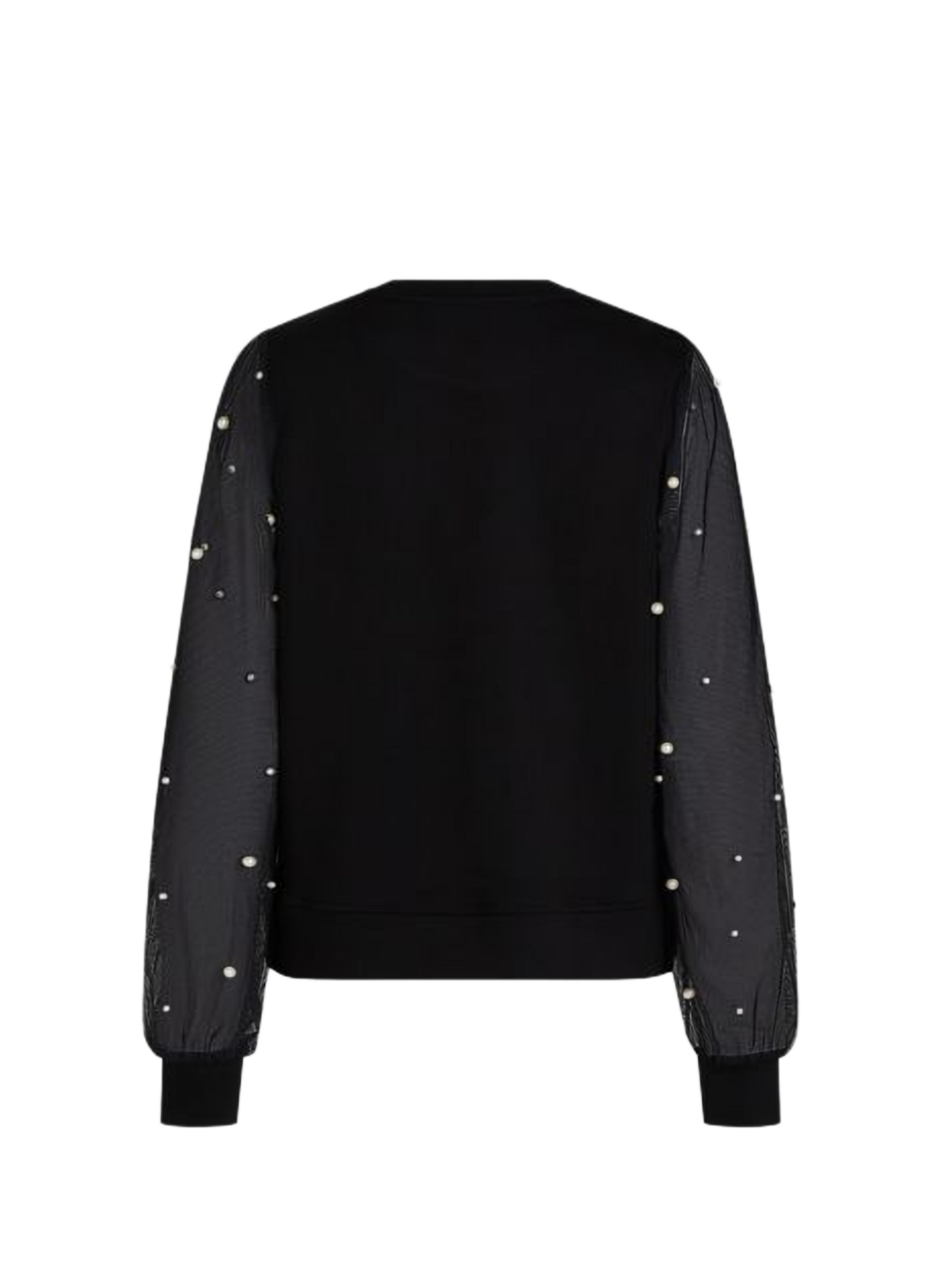 Ronde hals sweater KARL LAGERFELD Zwart