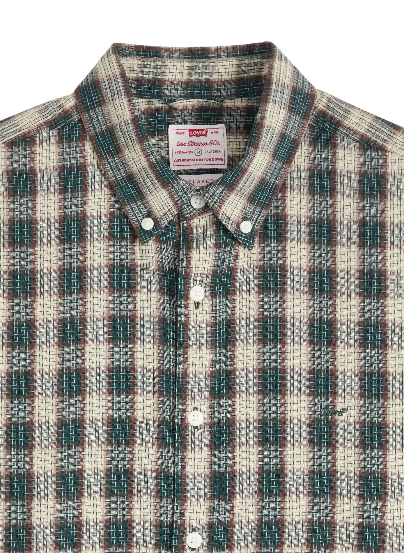 Striped cotton Shirt LEVI'S Green