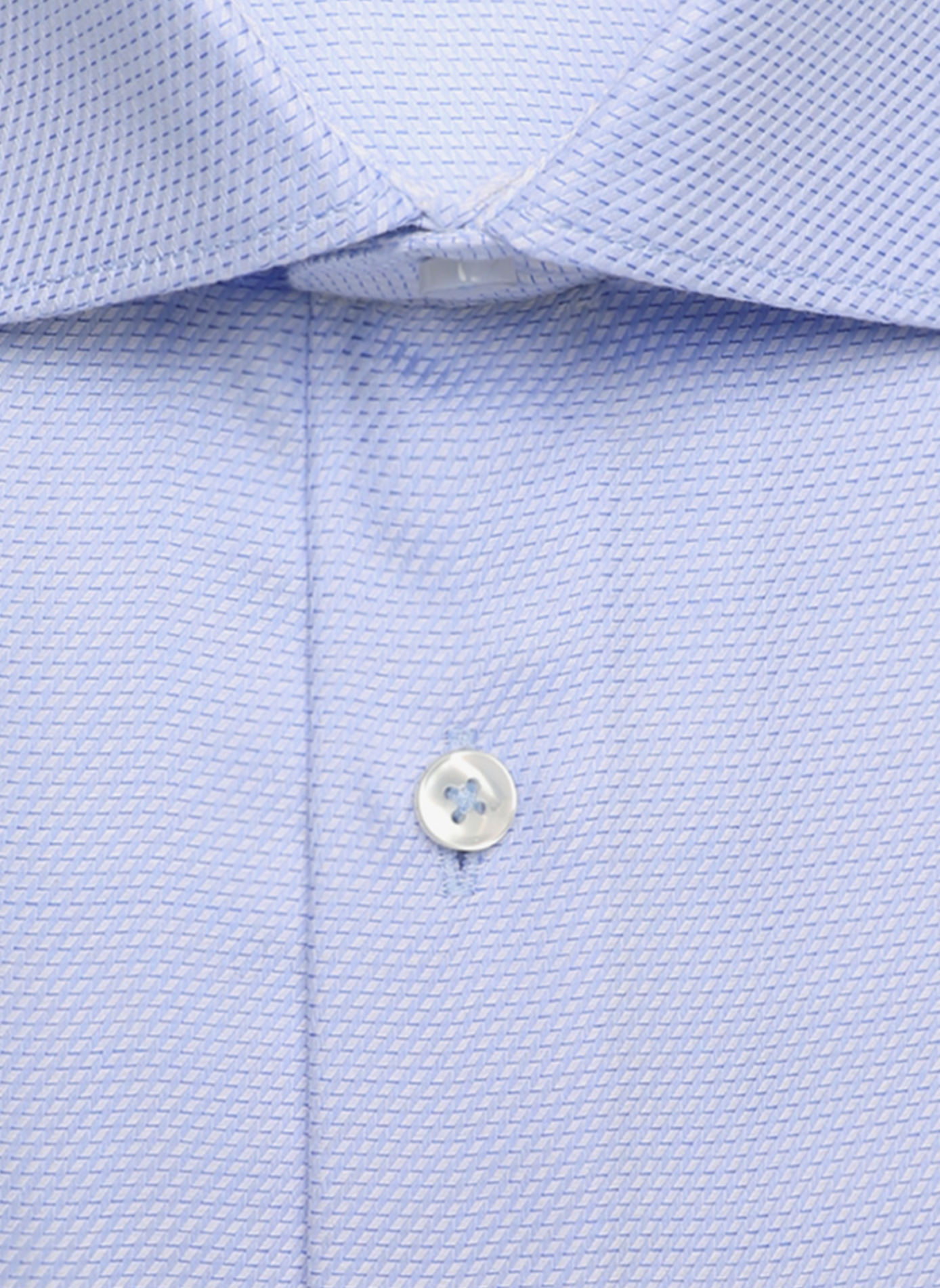 Straight classic collar shirt in cotton SEIDENSTICKER Blue