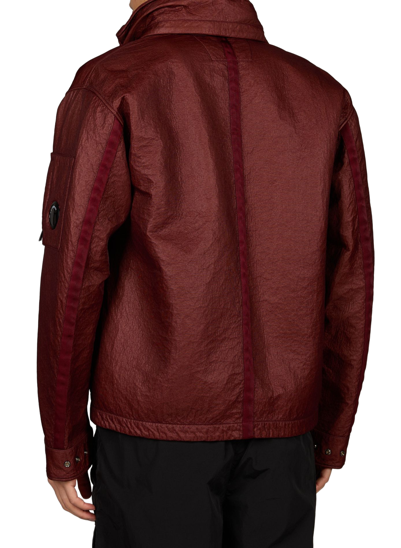 Blouson à capuche réversible CP COMPANY Rouge