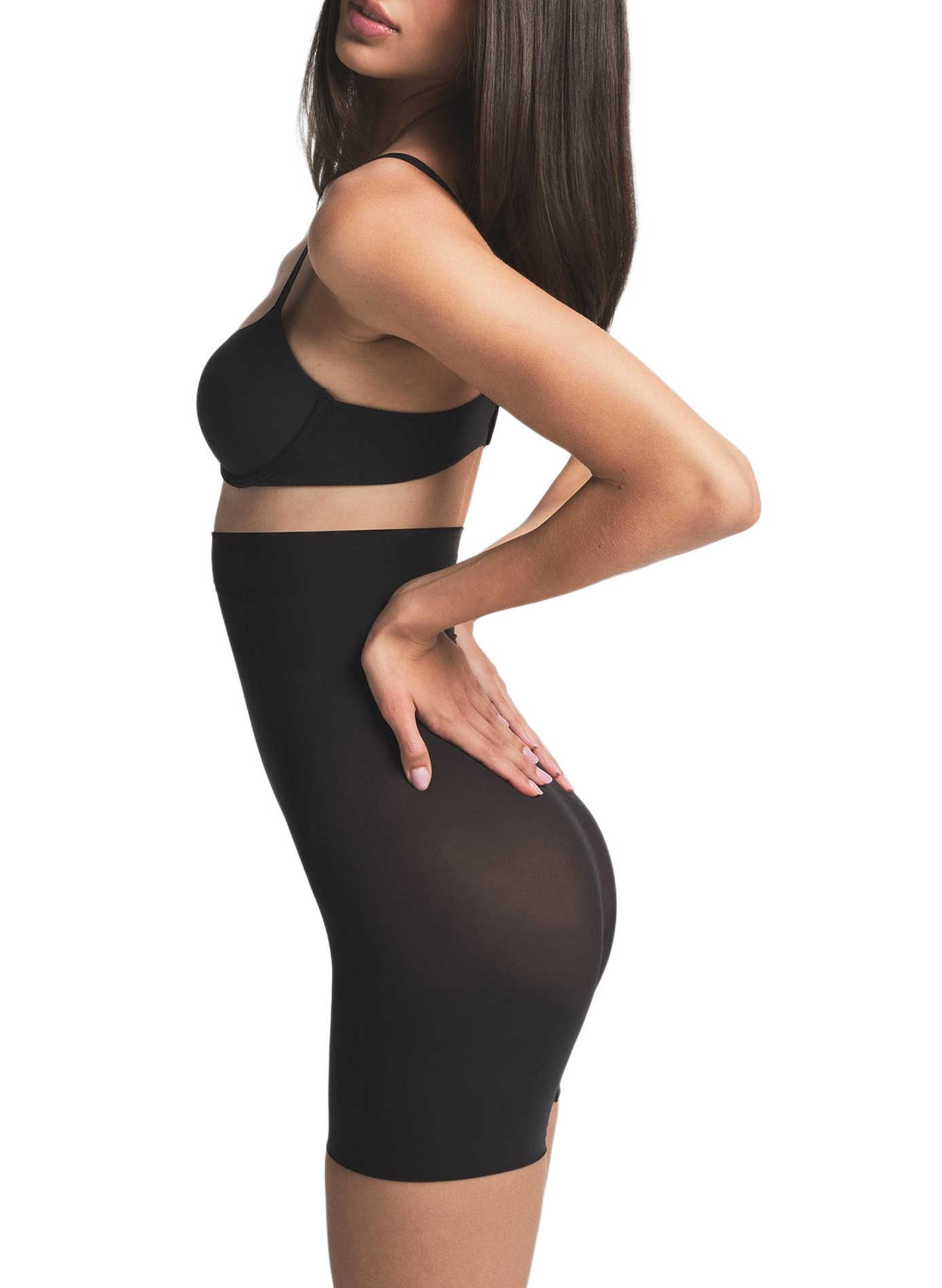Short taille haute sculptant mi-cuisse SKIMS Noir