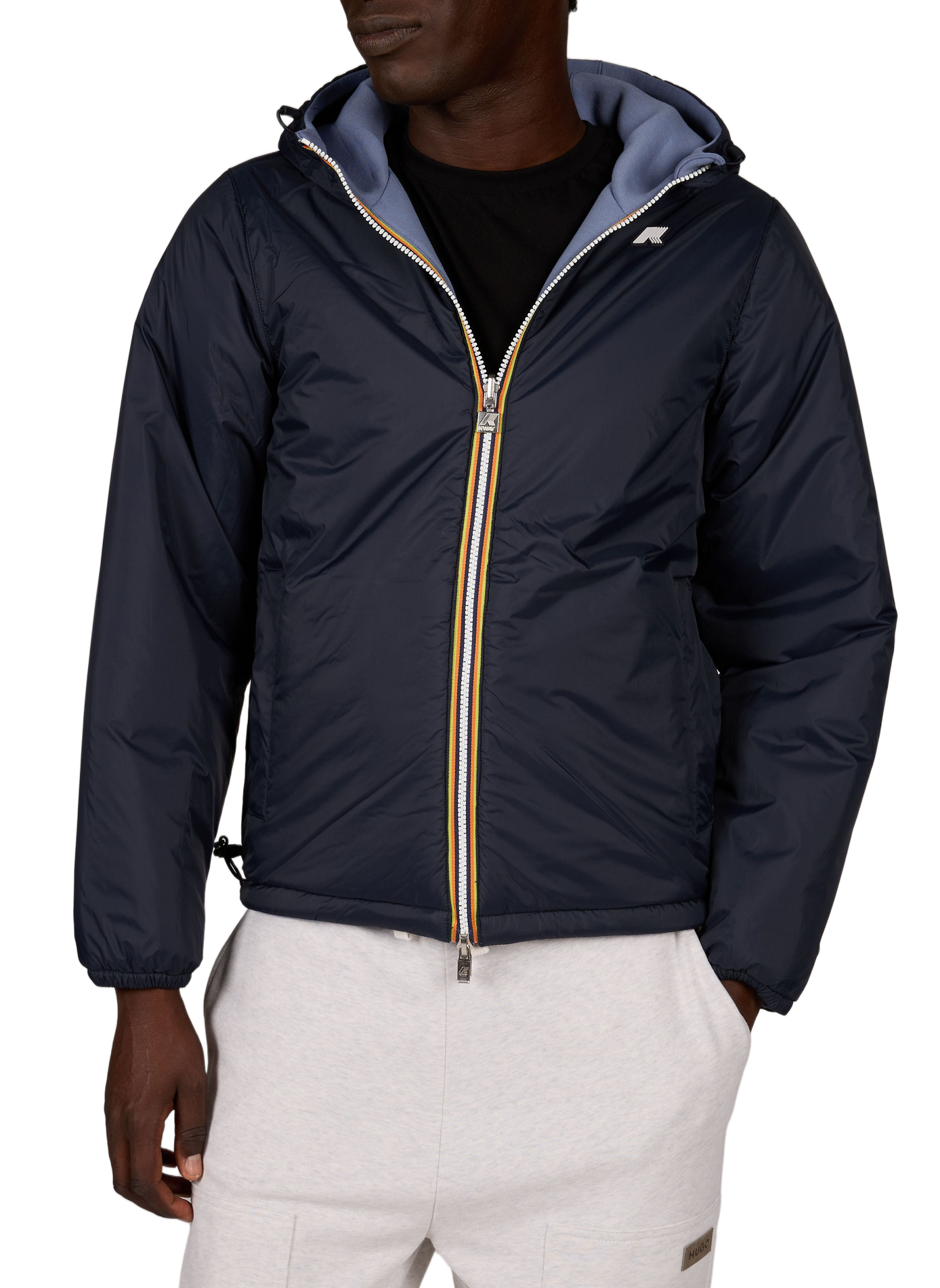 High-neck sweatshirt K-WAY Blue