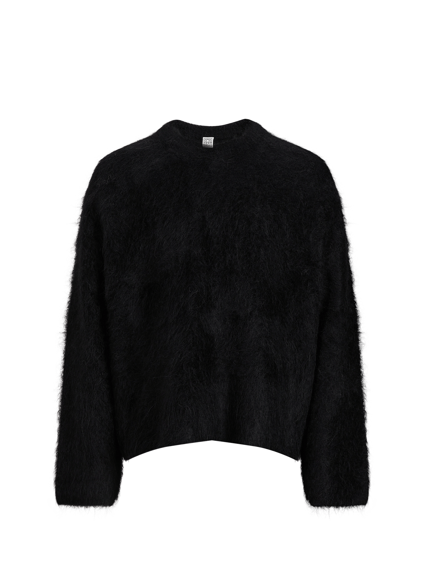 Oversized wool-blend jumper TOTEME Black