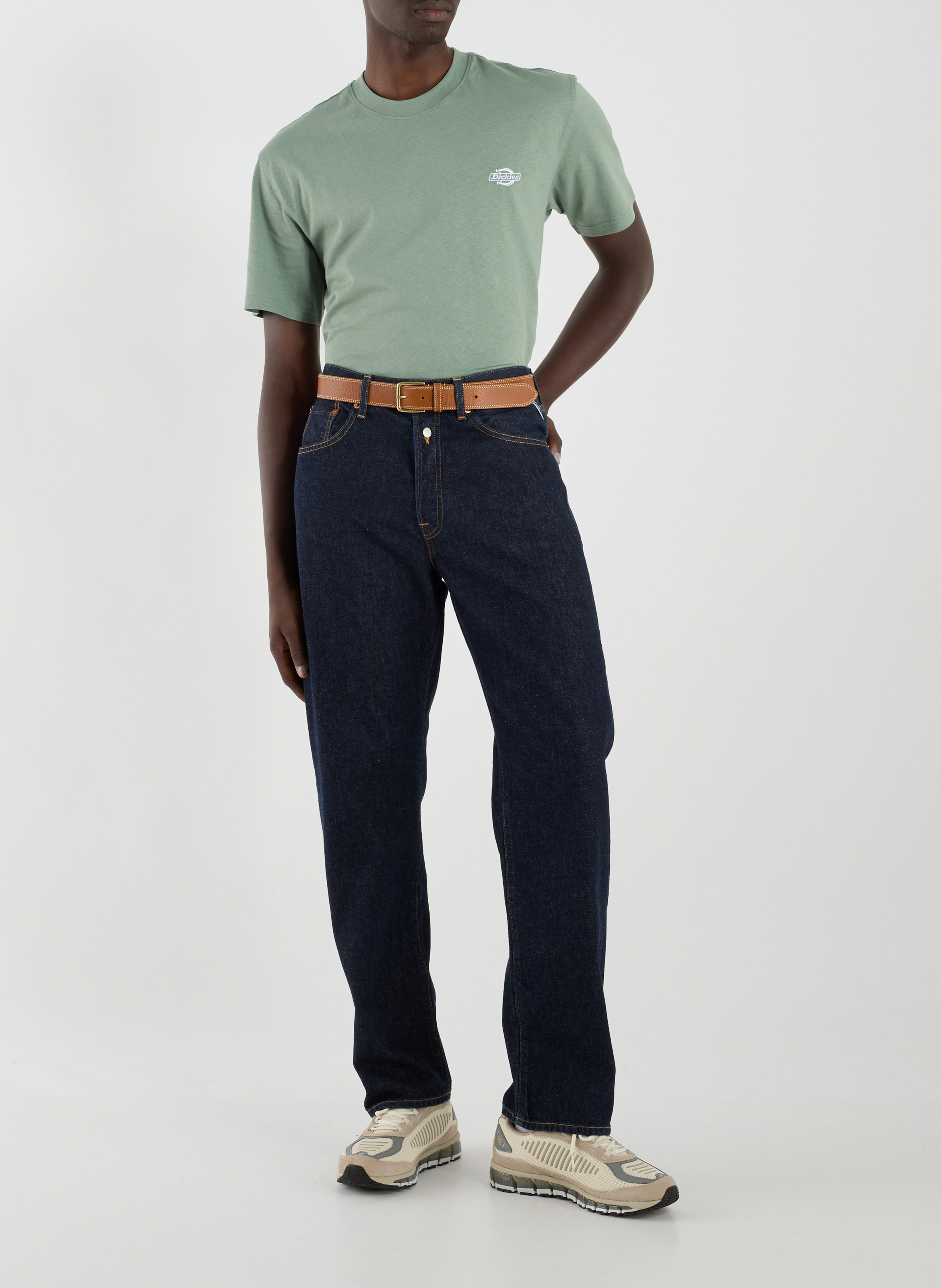 Gerade geschnittene Baumwolljeans REPLAY Blau