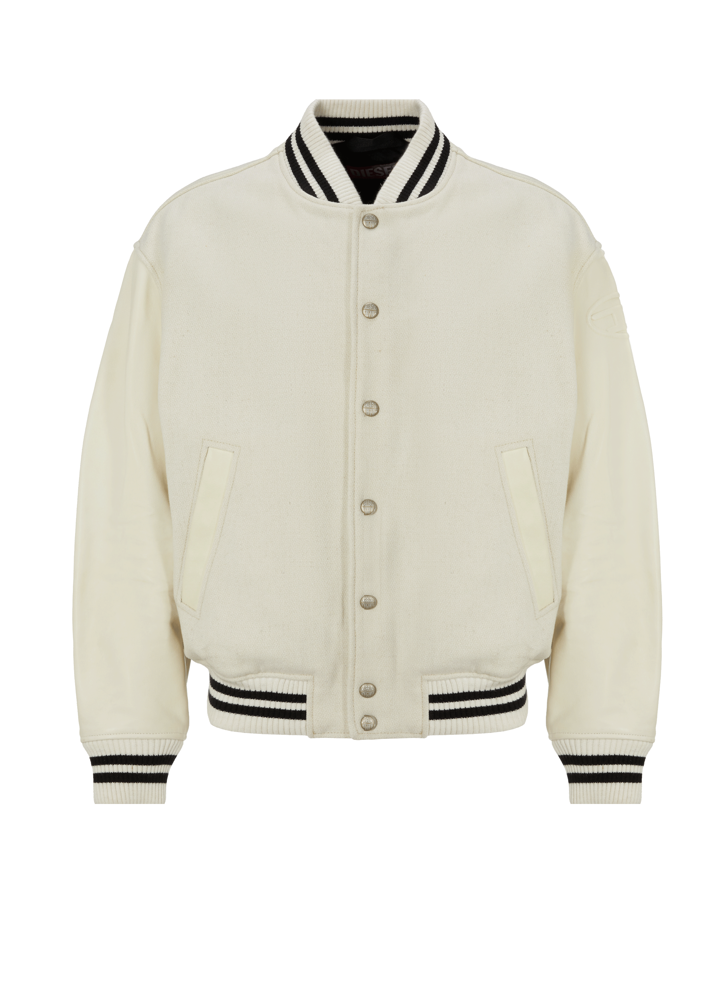 Veste bomber bi-matière