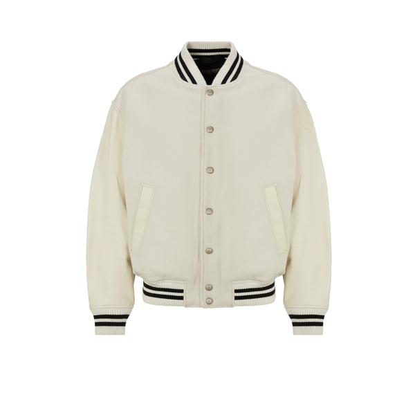 Veste bomber bi-matière