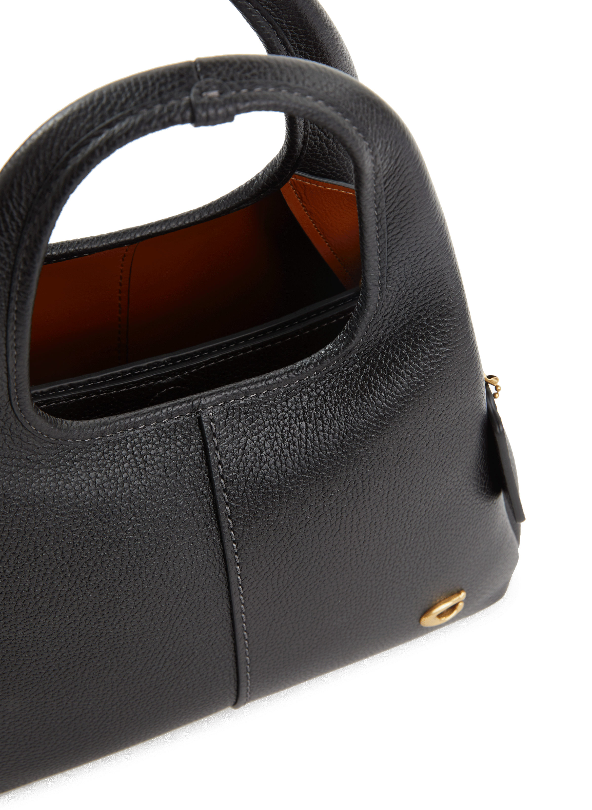 Lana leather handbag COACH Black