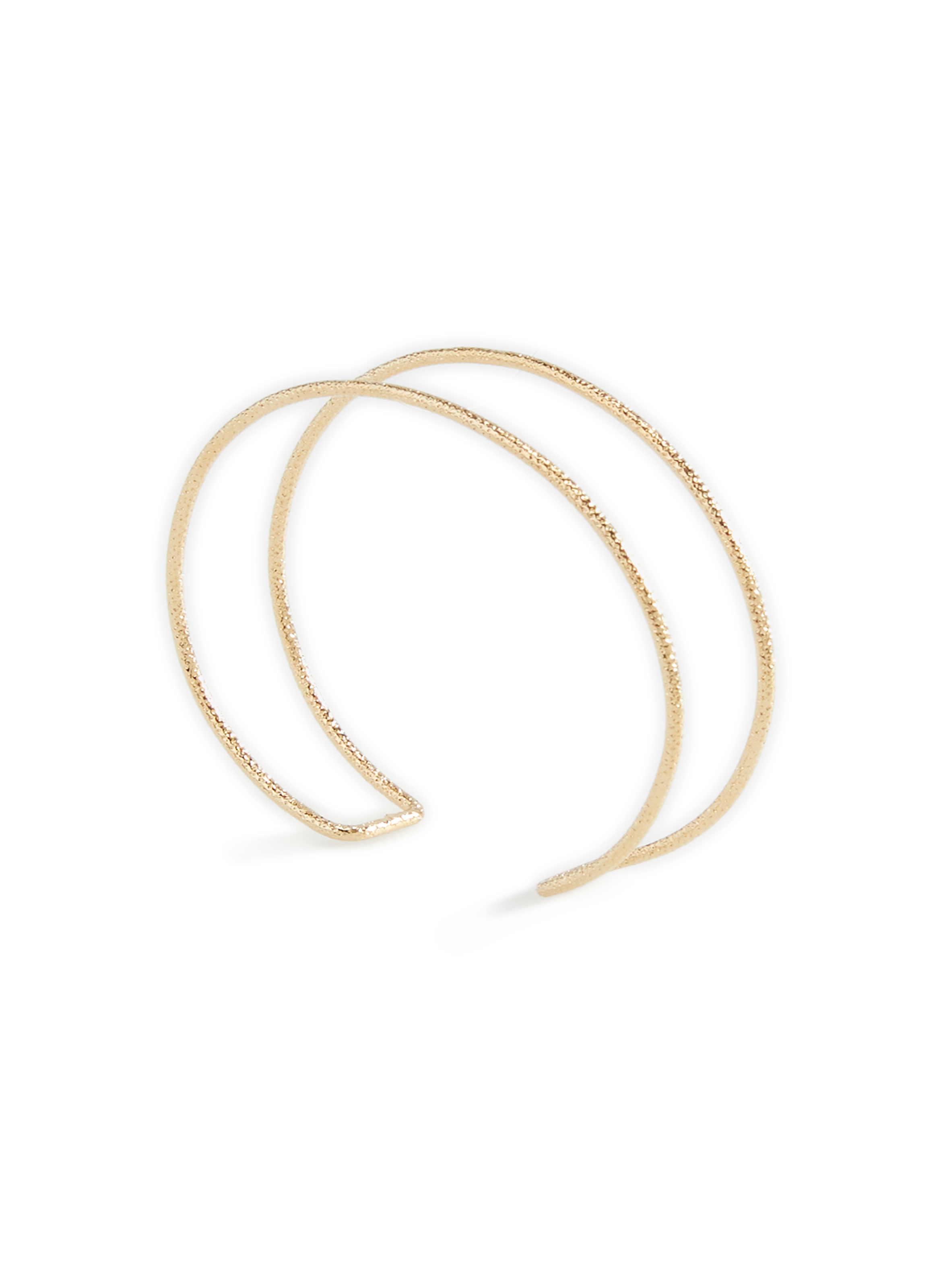 Bracelet deux anneaux AU PRINTEMPS PARIS Doré