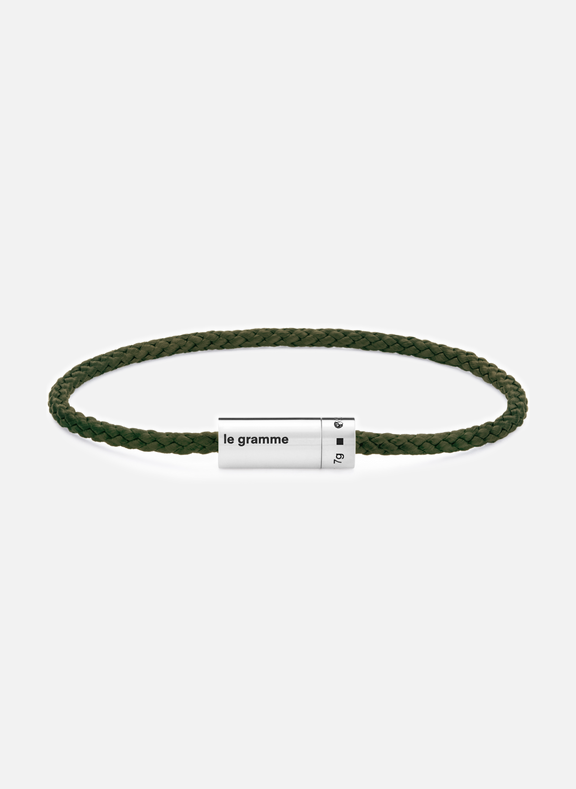 LE GRAMME Bracelet câble Nato 7g Vert