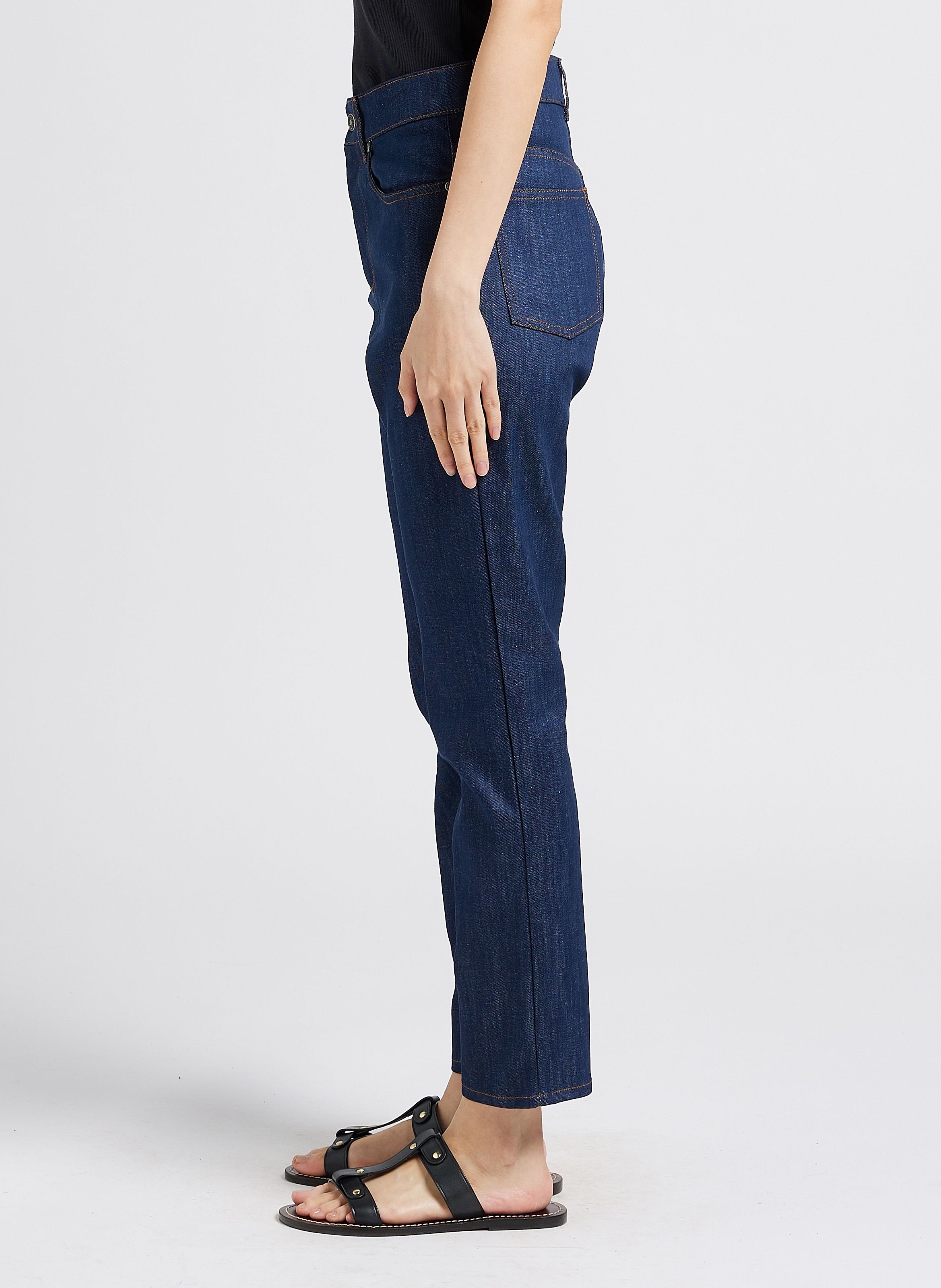 Jean Femme Salsa 100% Coton - Coupe Girlfriend - Taille W29 L30 Bleu - Neuf étiqueté
