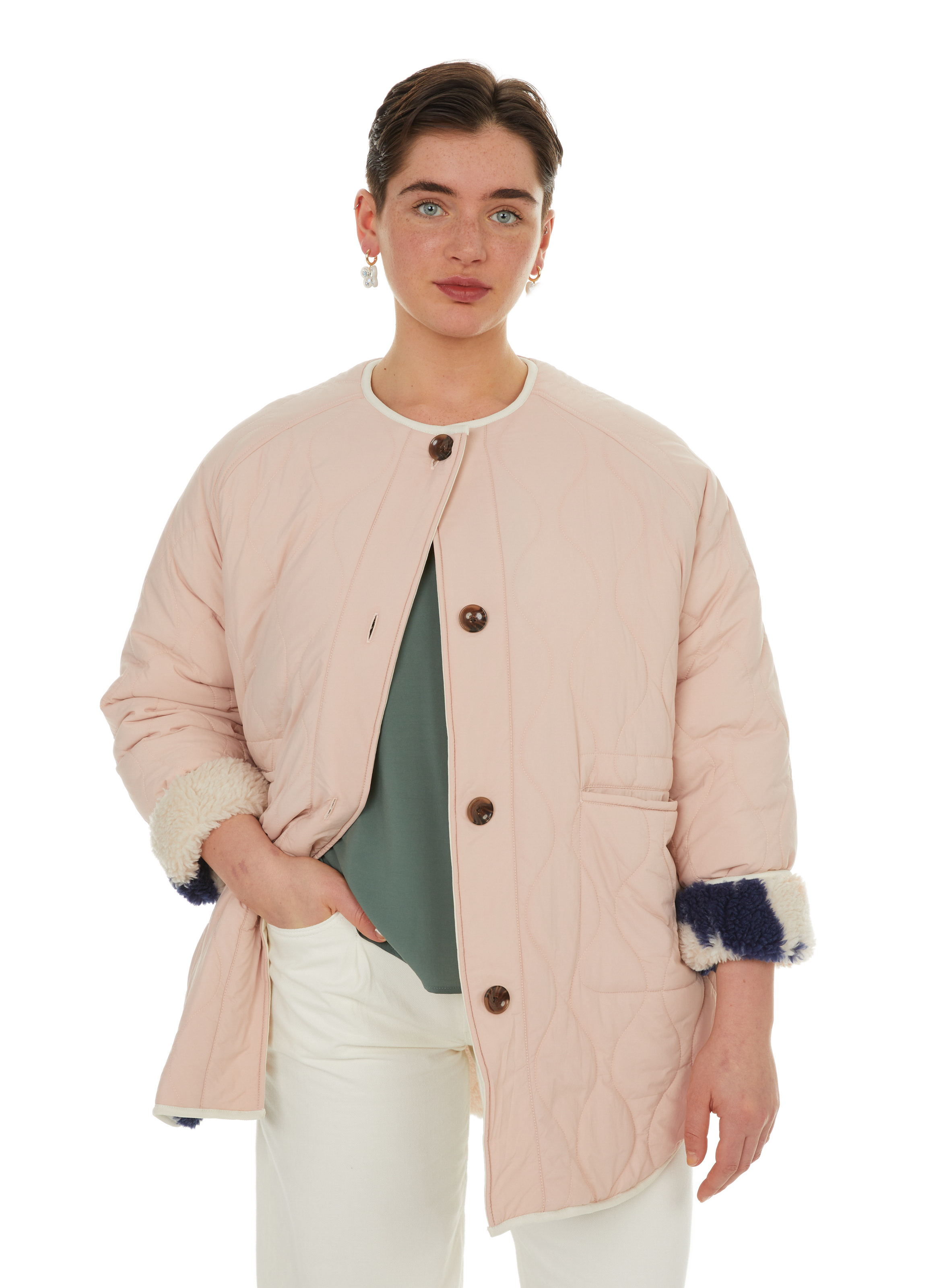 BELLEROSE Quilted jacket Pink
