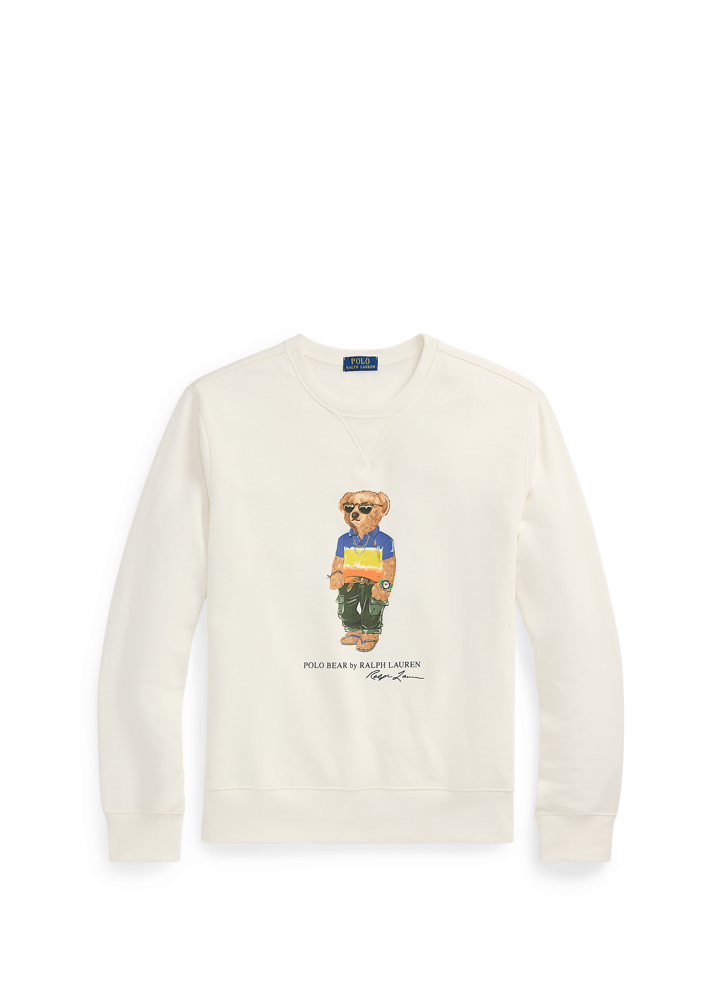 Sweatshirt en coton POLO RALPH LAUREN Blanc