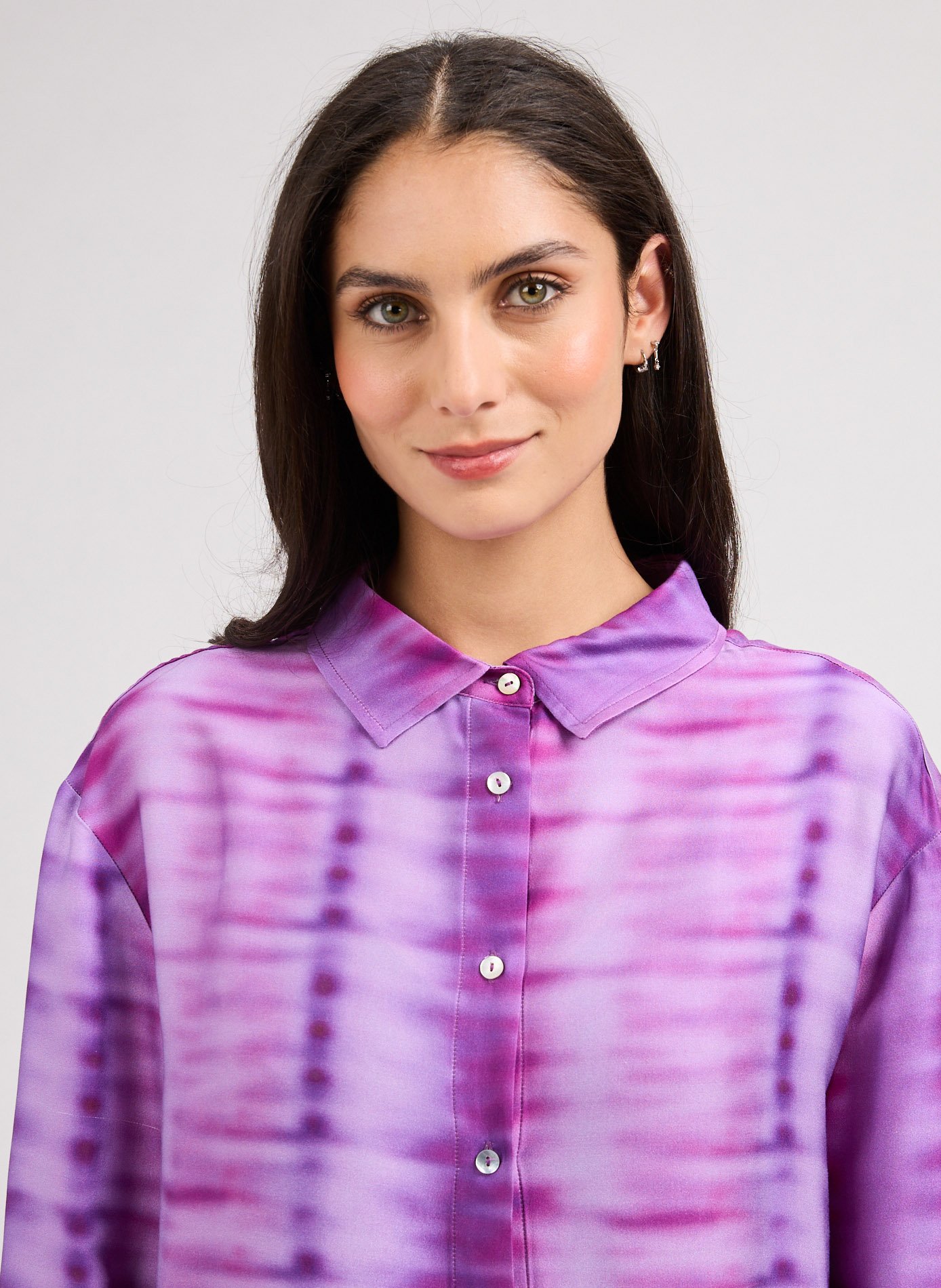 Shirt Dress LA NOUVELLE Purple