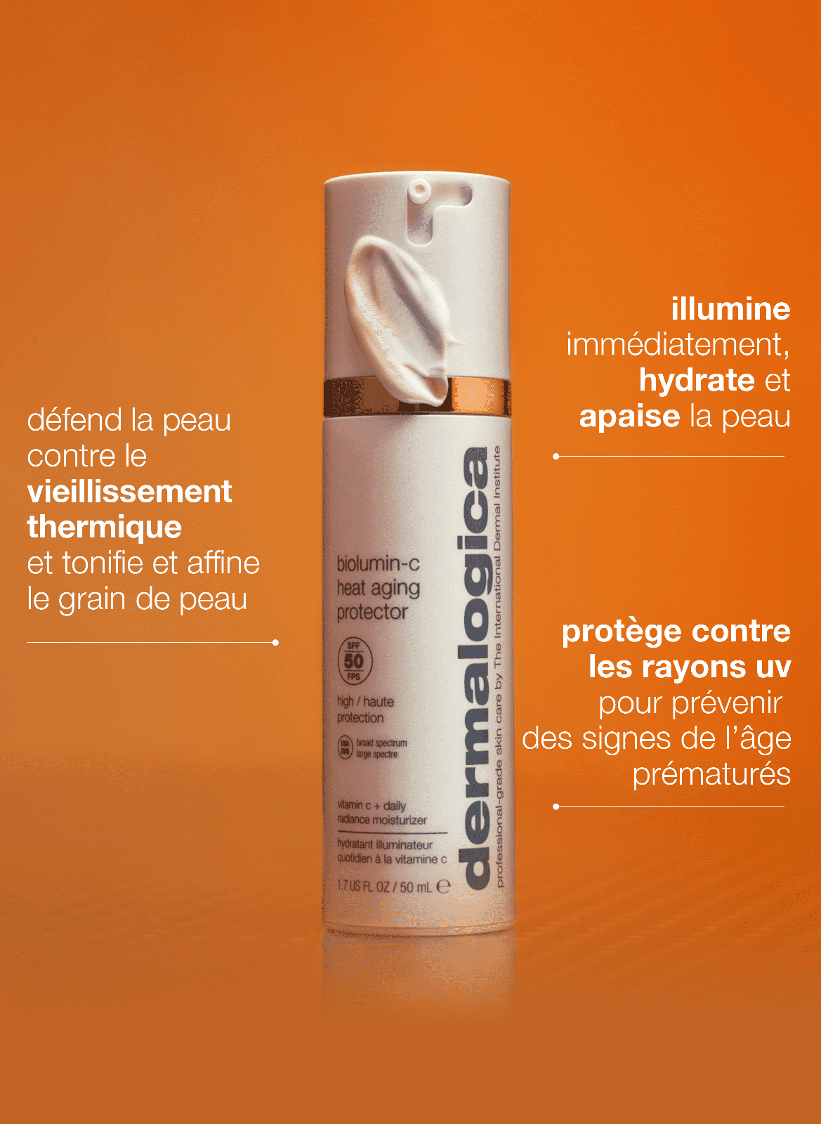 Biolumin-C Heat Aging Protector SPF50 DERMALOGICA No color