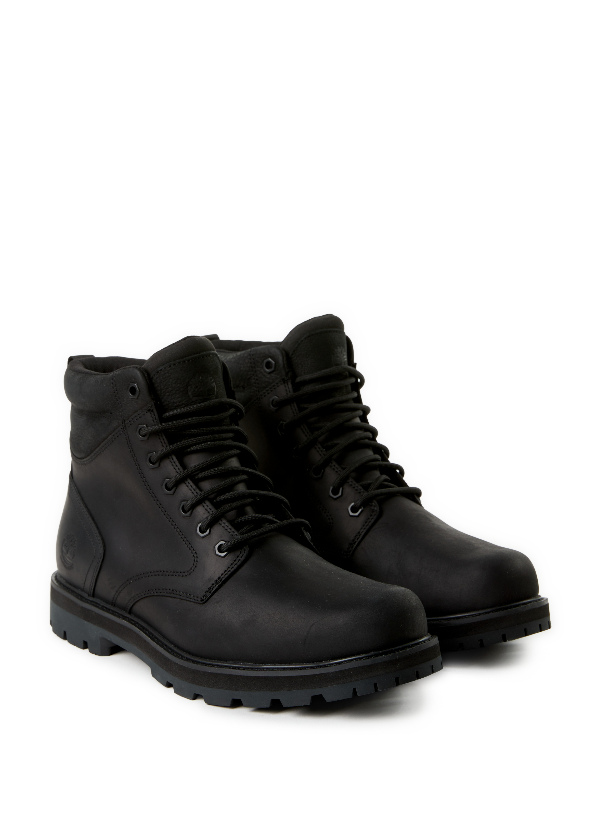 Ankle boots with silver tips TIMBERLAND Black