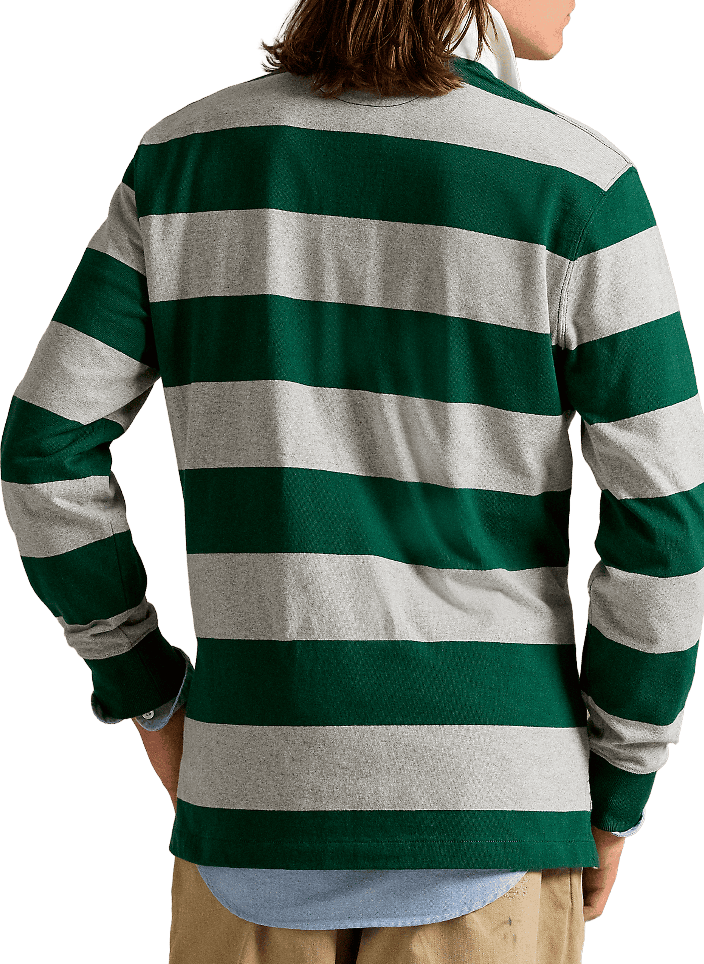 Long-sleeved striped cotton polo shirt POLO RALPH LAUREN Multicolour