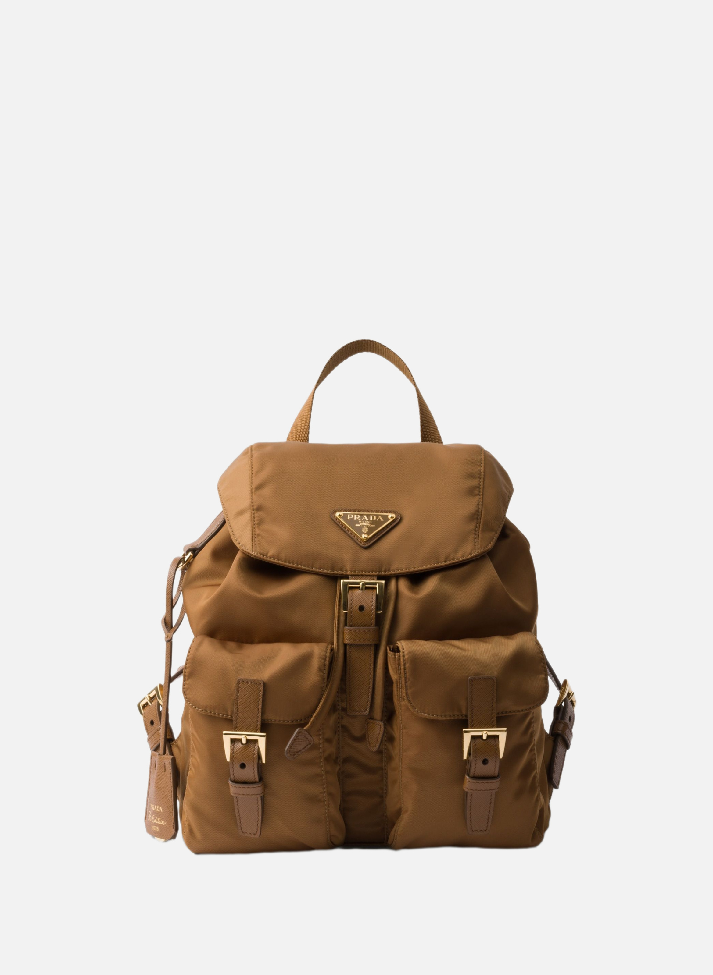 Petit sac à dos prada re-edition 1978 en re-nylon PRADA Marron