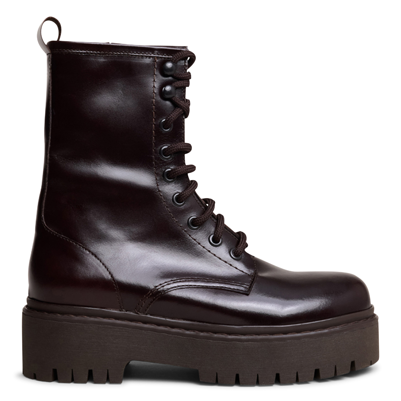 JONAK Bottines en cuir robbo Marron