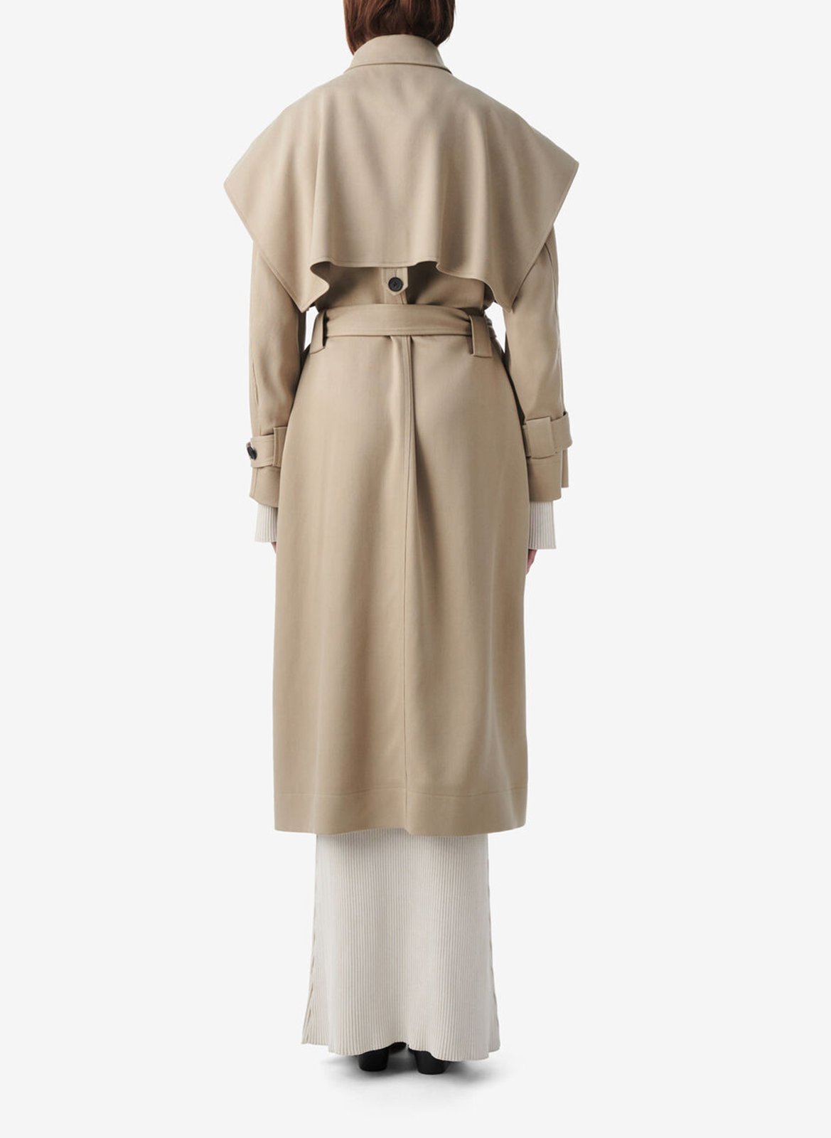 Trench mi-long qaro IRO Beige