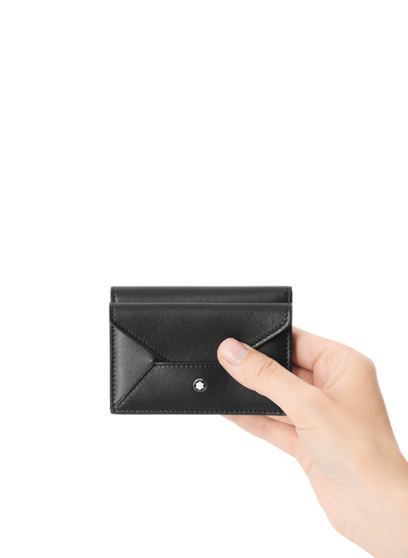  Leather card holder MONTBLANC Black