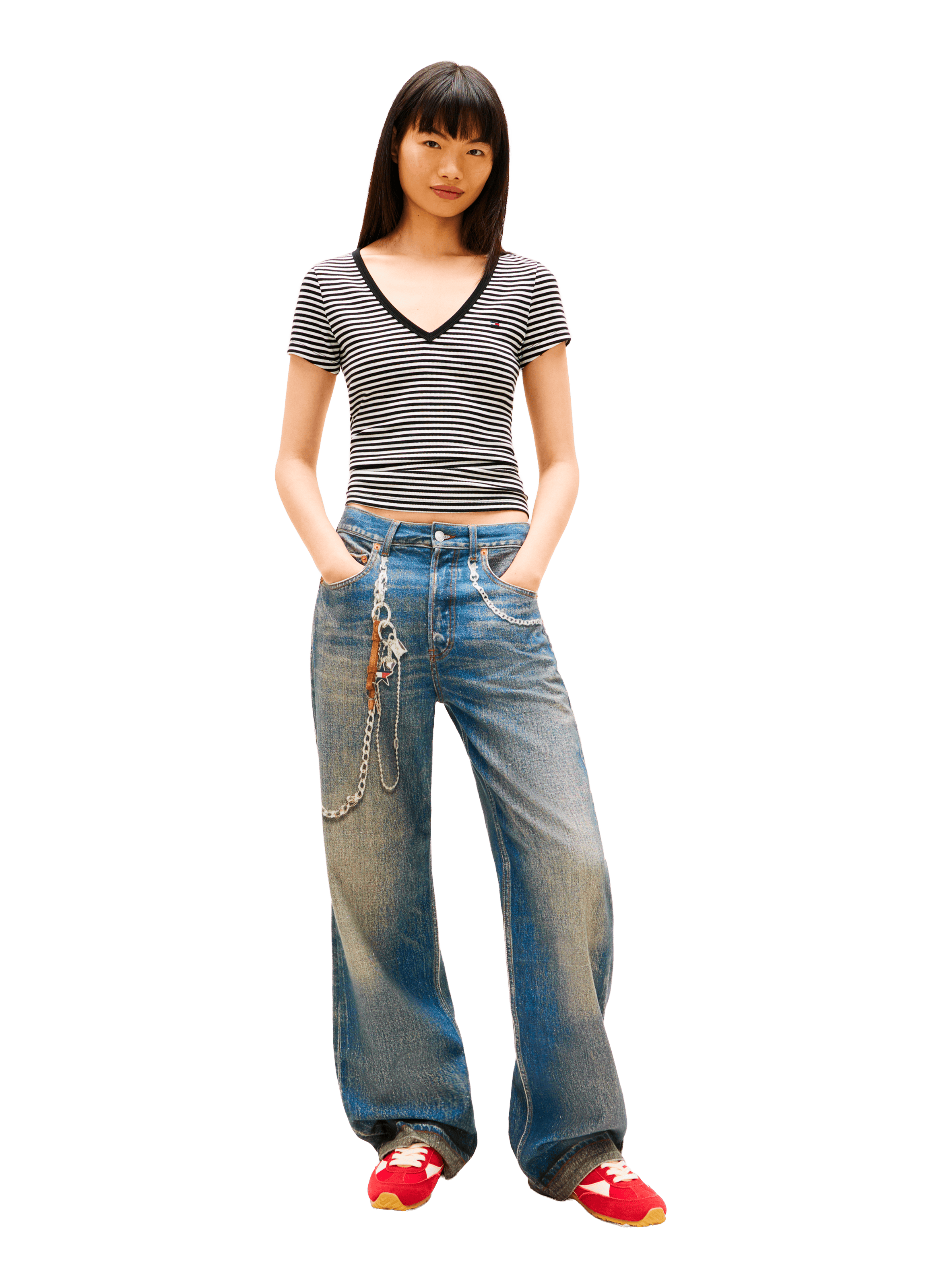 Cotton Top TOMMY HILFIGER Black