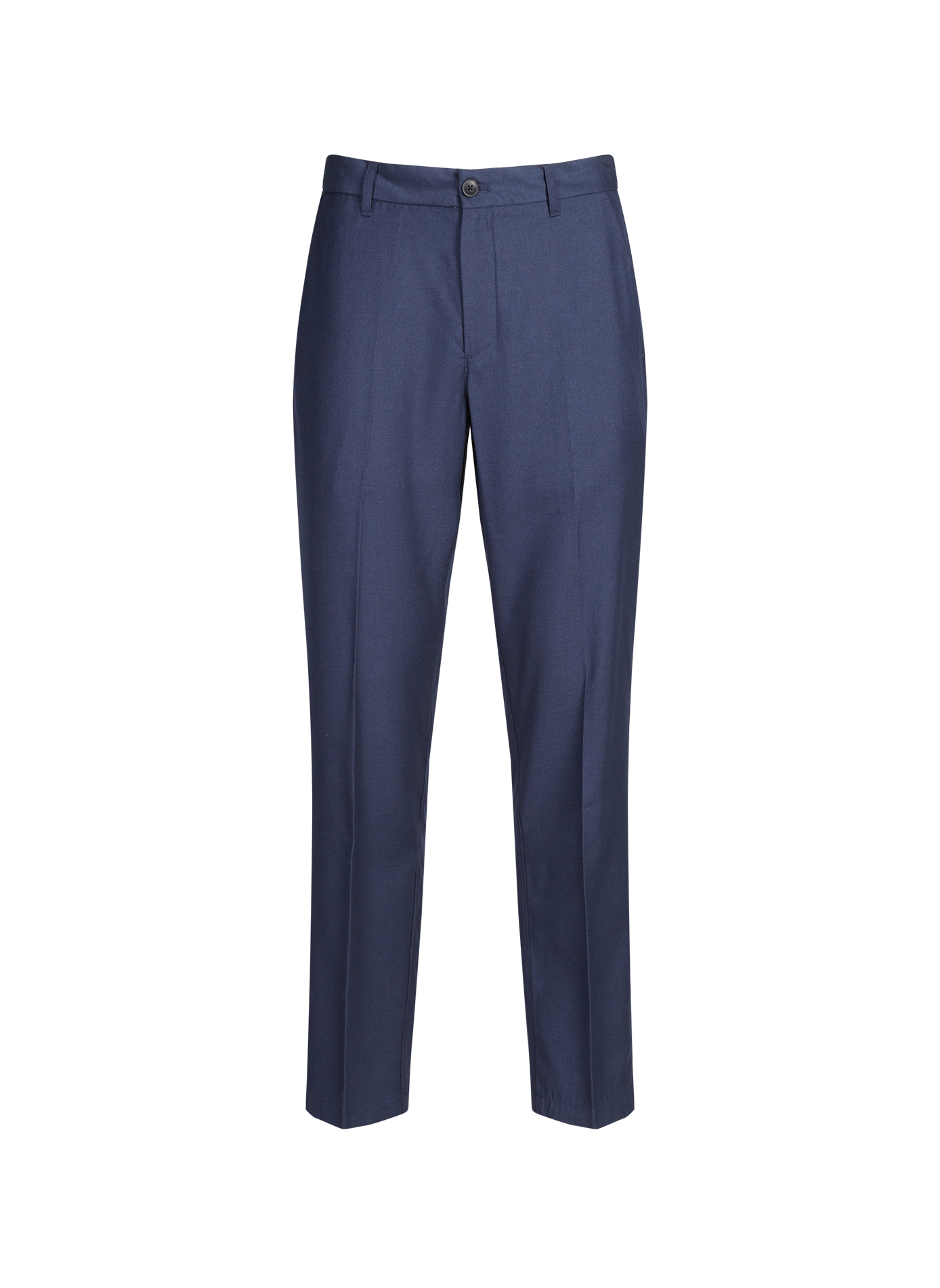 Straight pleated pants LES DEUX Blue