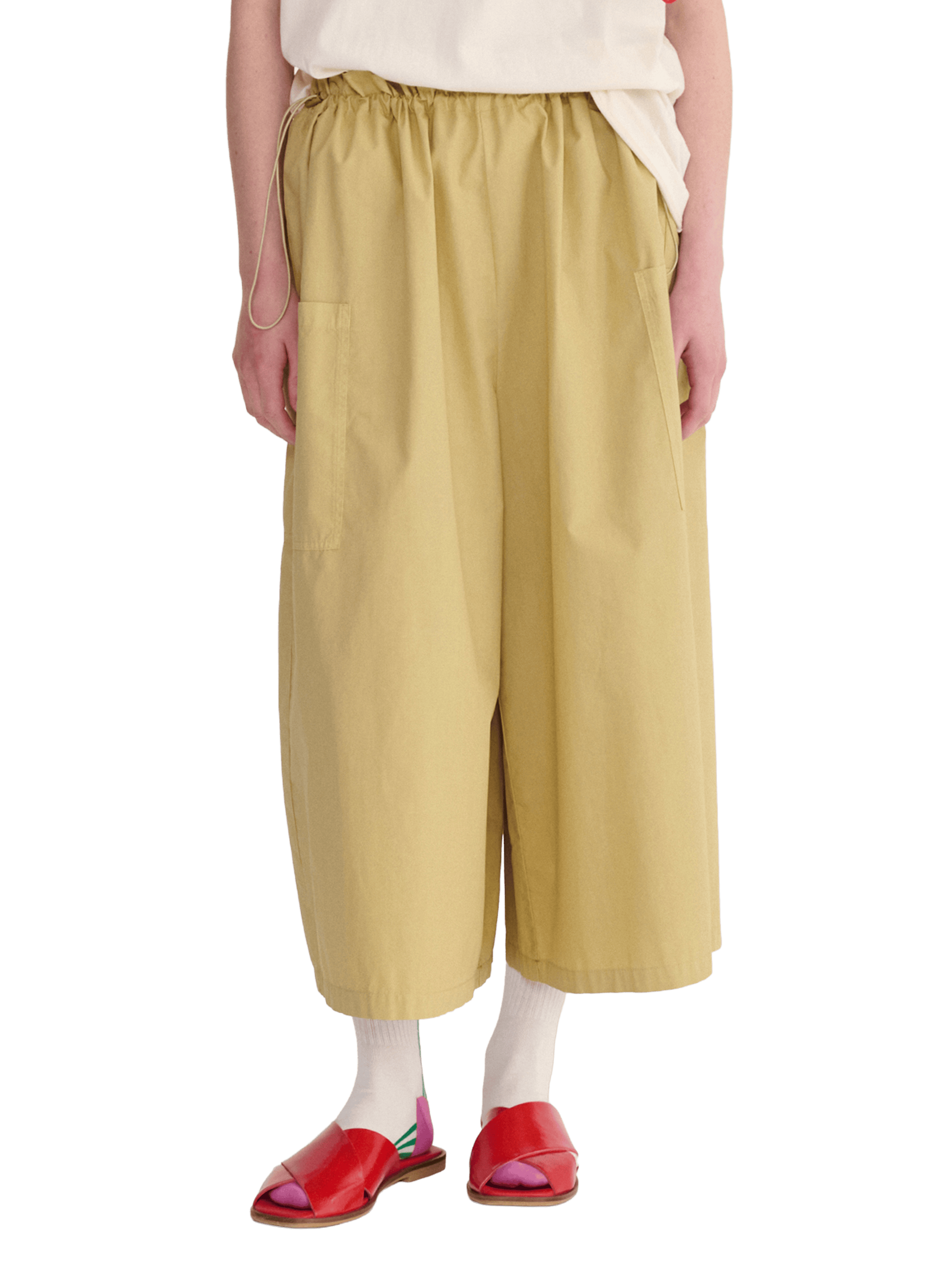 Pantalon ample en coton BOBO CHOSES Vert