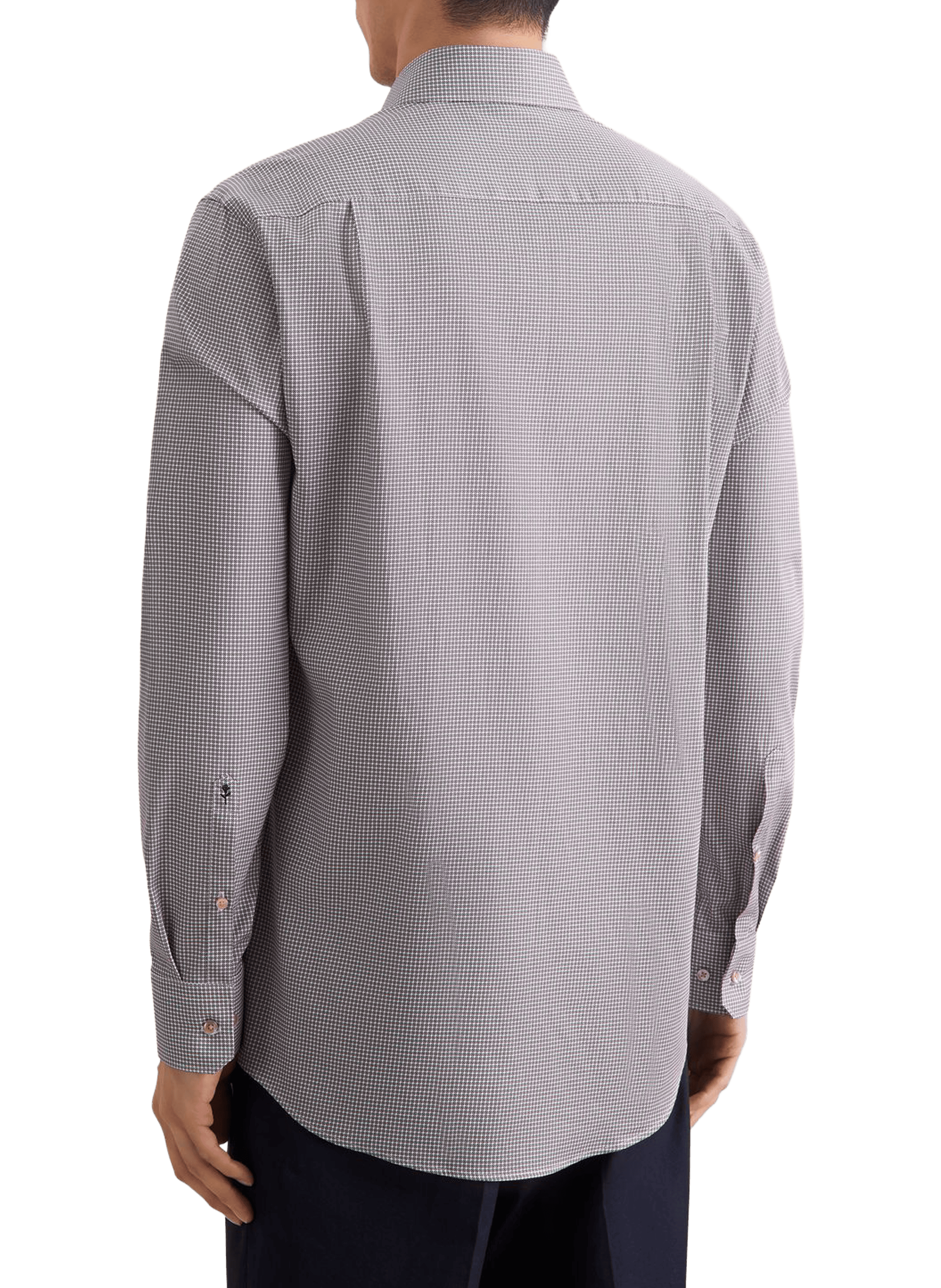 Chemise imprimée en coton SEIDENSTICKER Beige