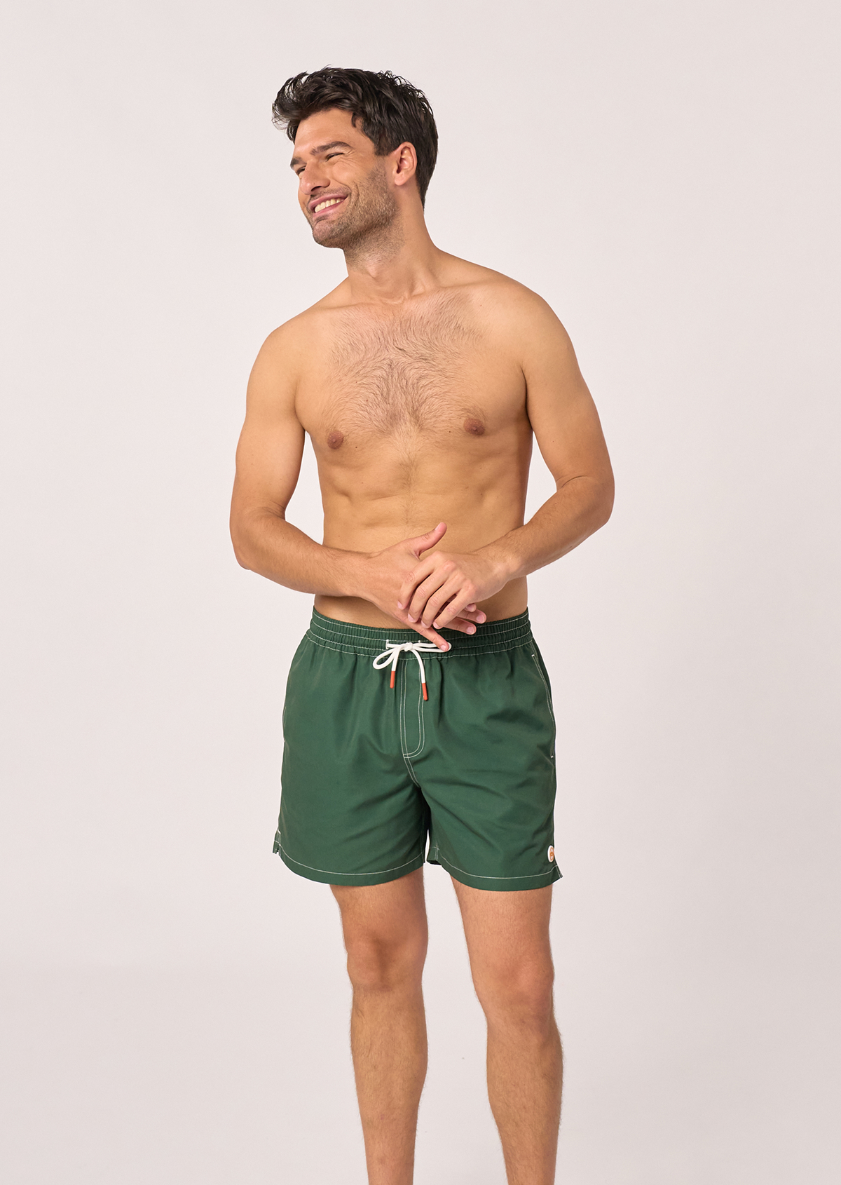 Short de bain en polyester recyclé BILLYBELT Vert