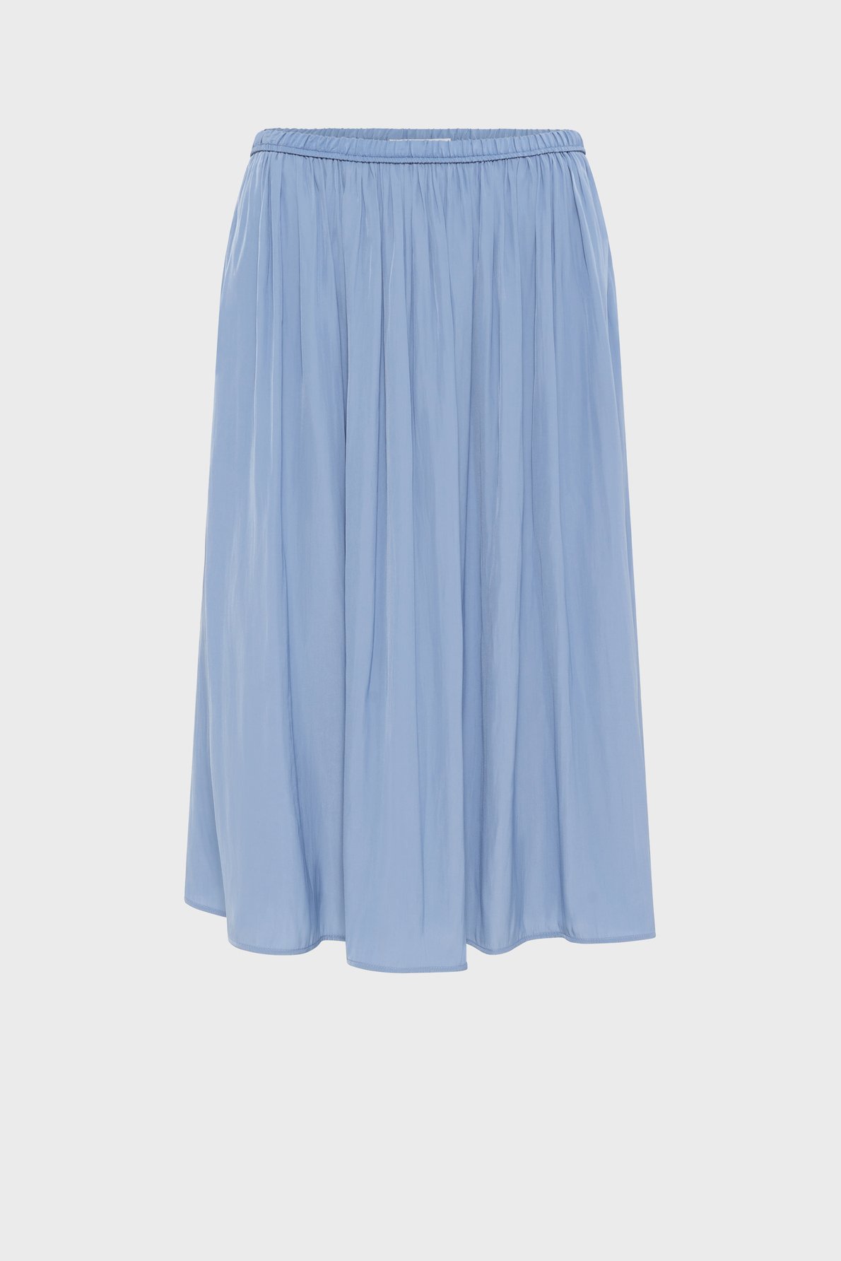 Jupe satinée plissée - juliah GERARD DAREL Bleu