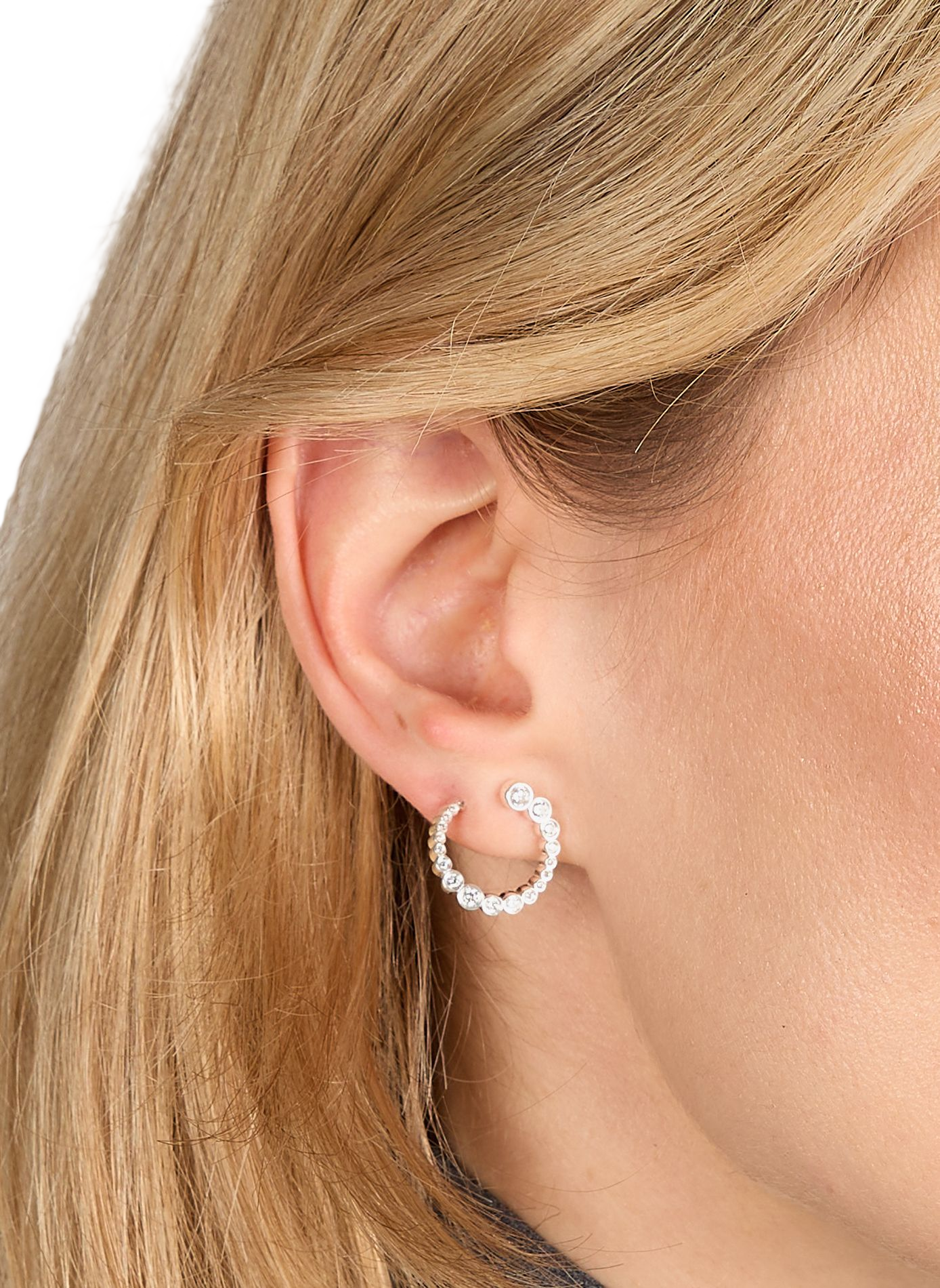 Odette spiral earrings RAGBAG Silver