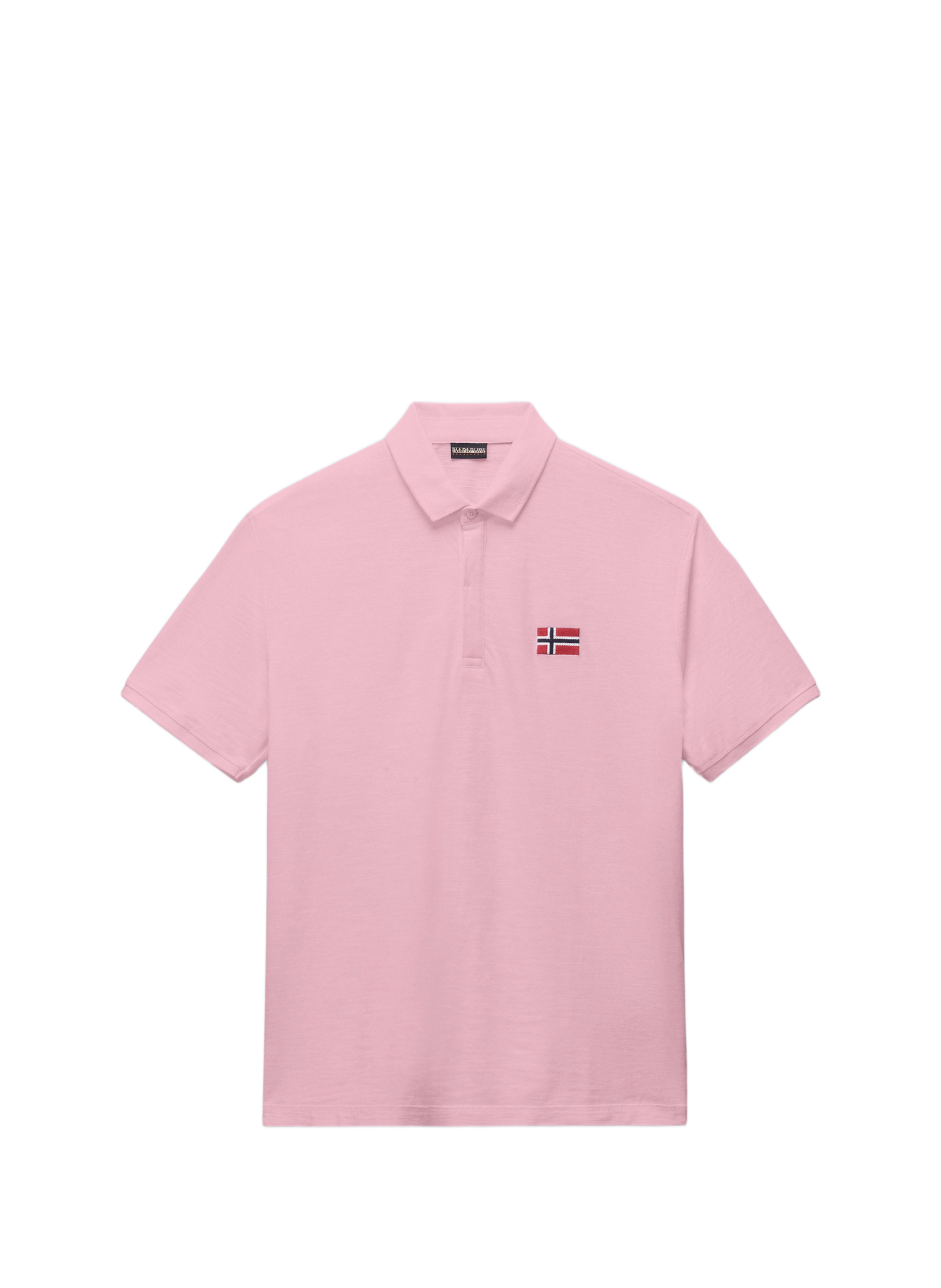 Polo manches courtes Ebea 3 en coton NAPAPIJRI Rose