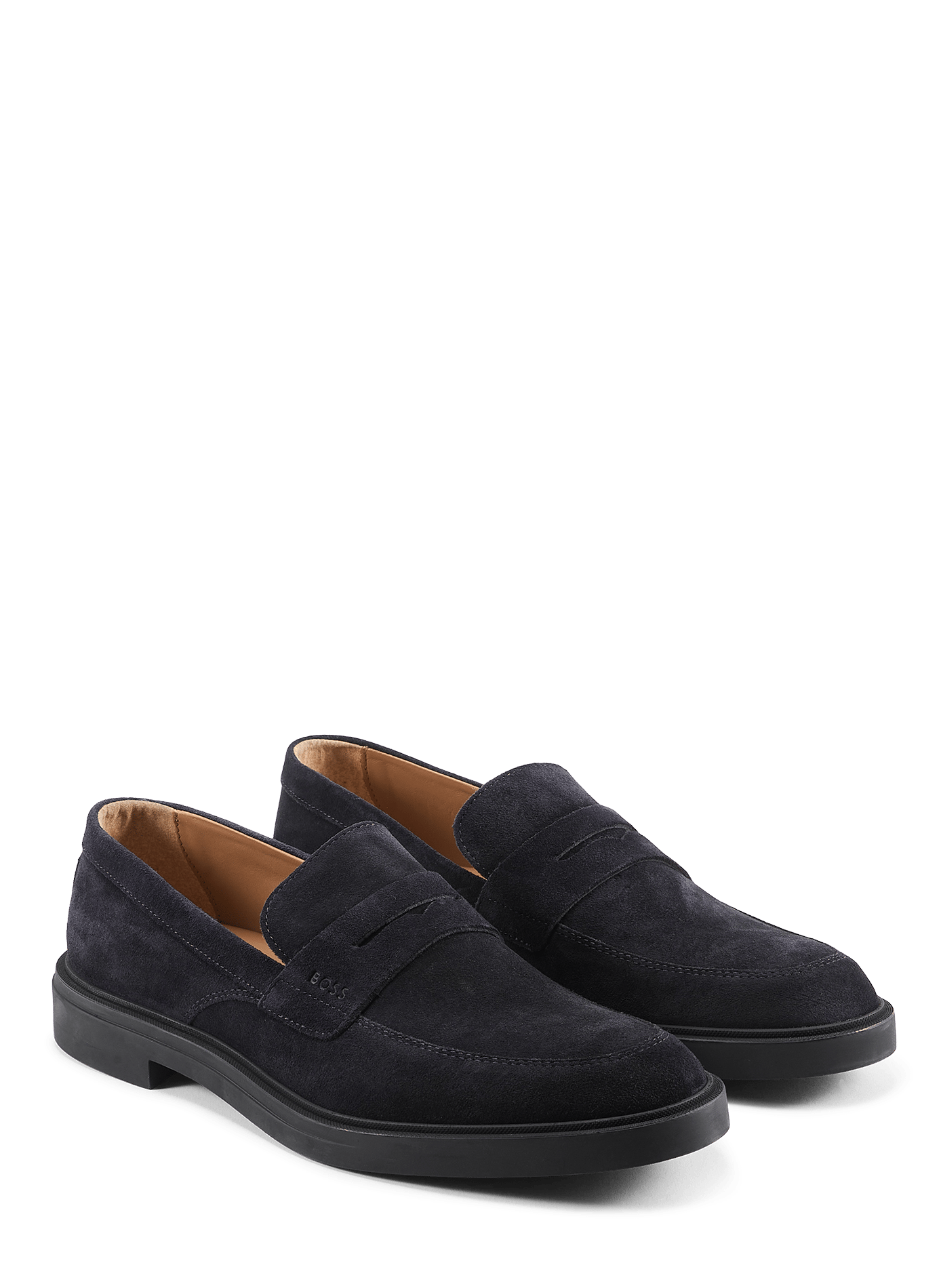 Mocassins in suède-leder BOSS Blauw
