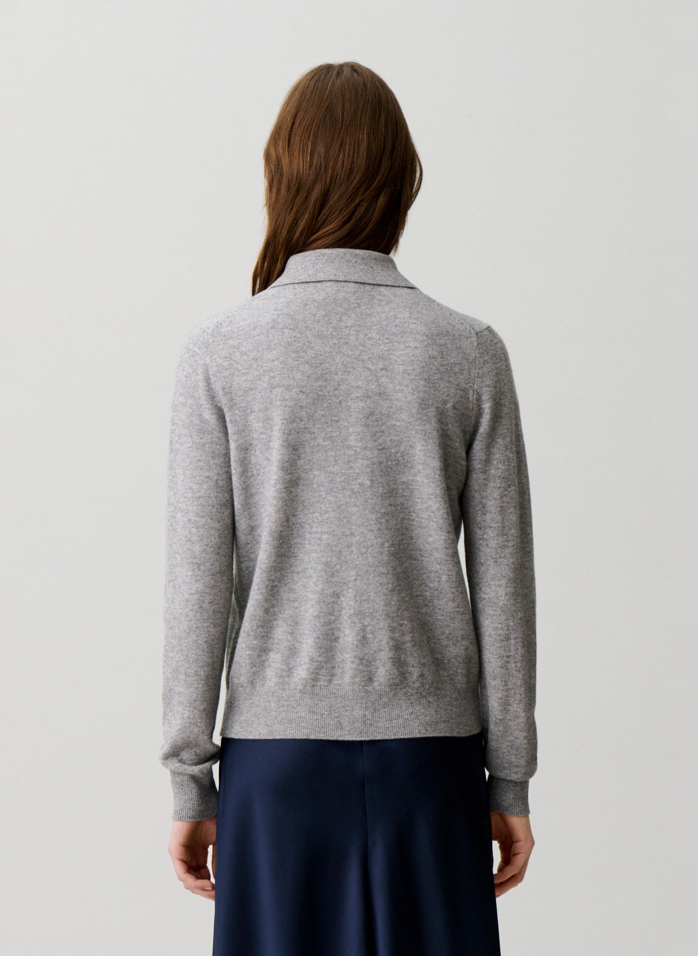Gilet droit en laine CLAUDIE PIERLOT Gris