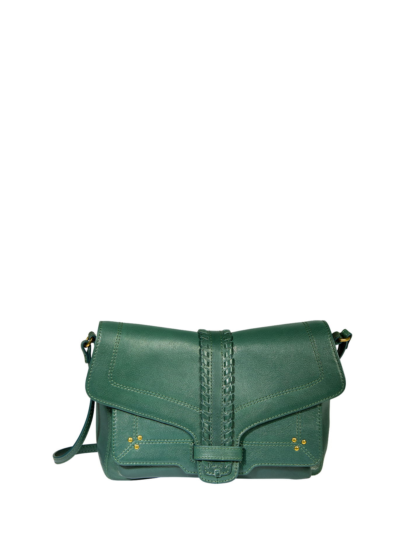 Sac épaule en cuir grainé JÉRÔME DREYFUSS Vert