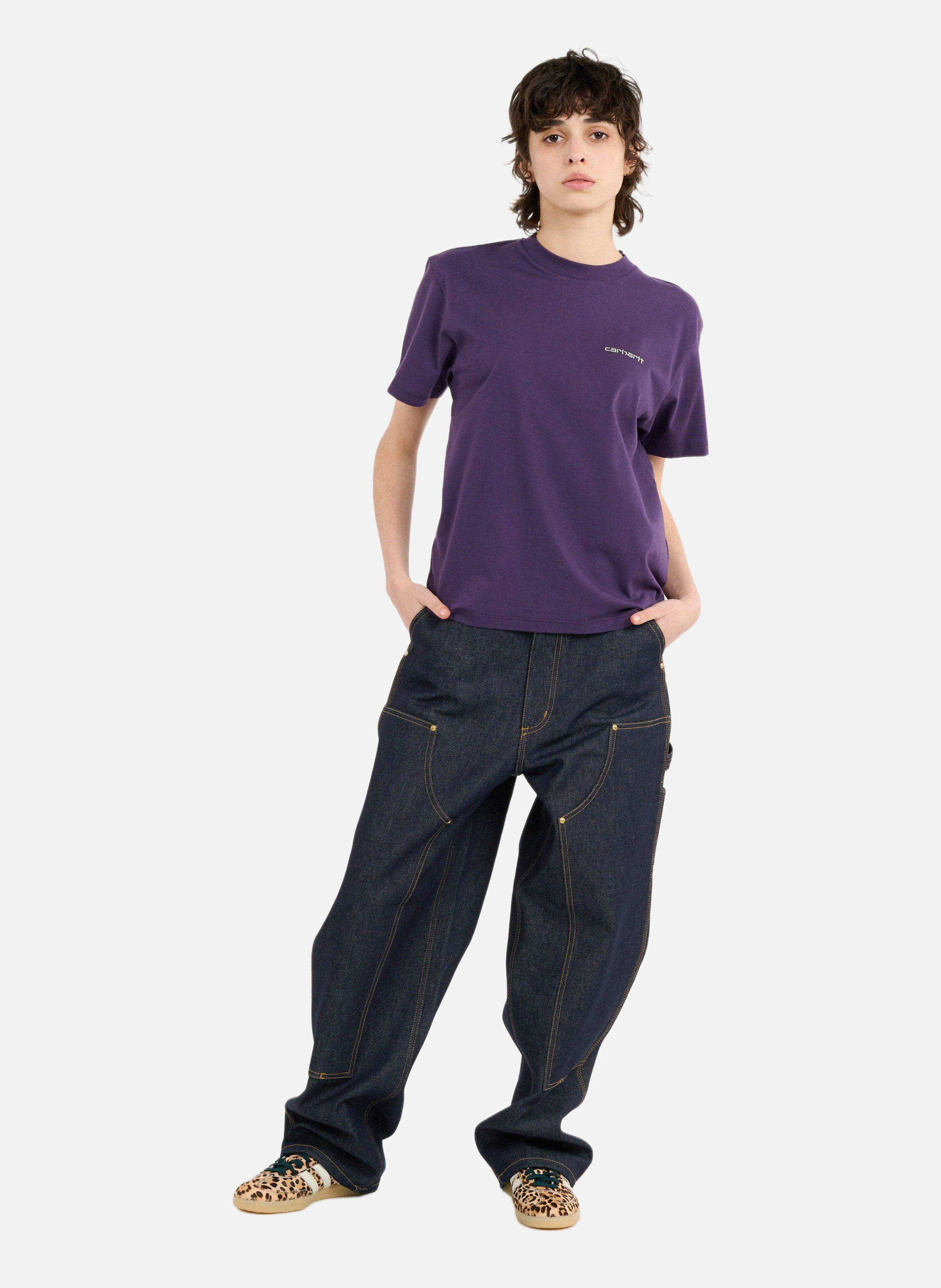 Jean w' brandon double knee pant CARHARTT WIP Bleu