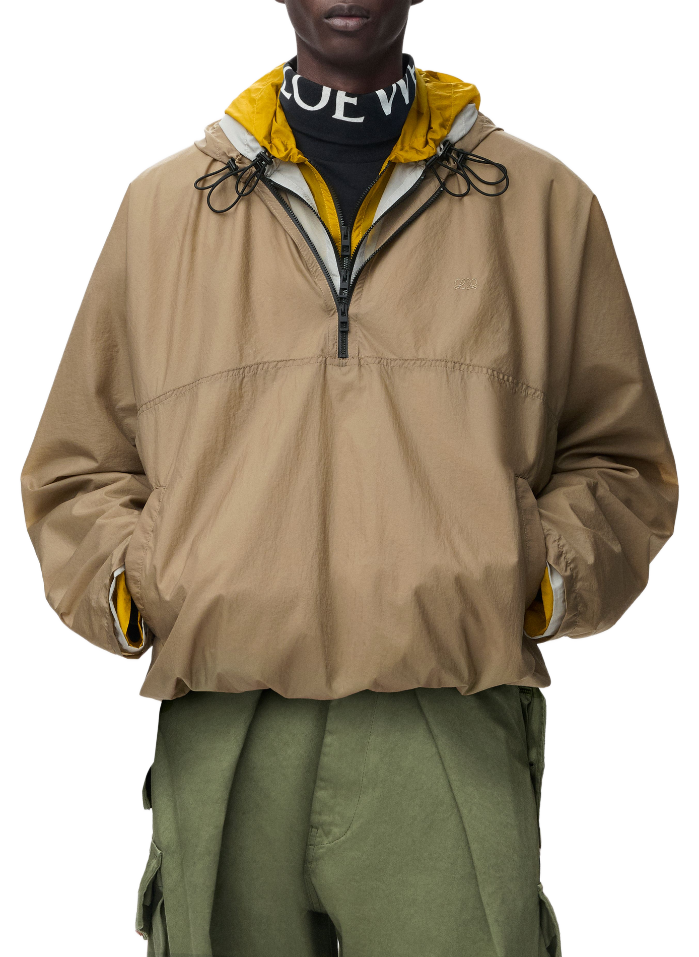 Anorak aus dreilagigem technischem Stoff LOEWE Beige