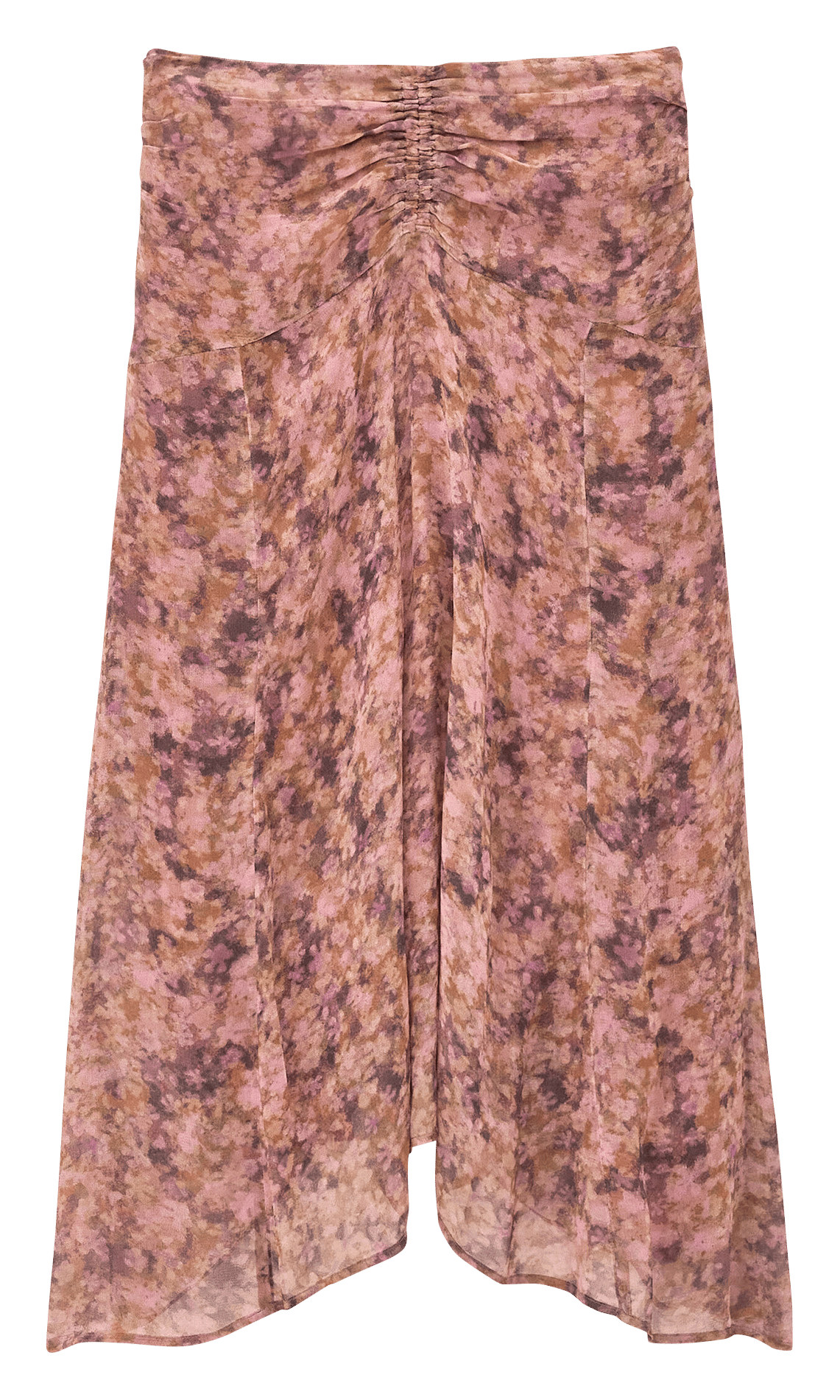 Jupe midi évasée à motifs aimee BA&SH Rose