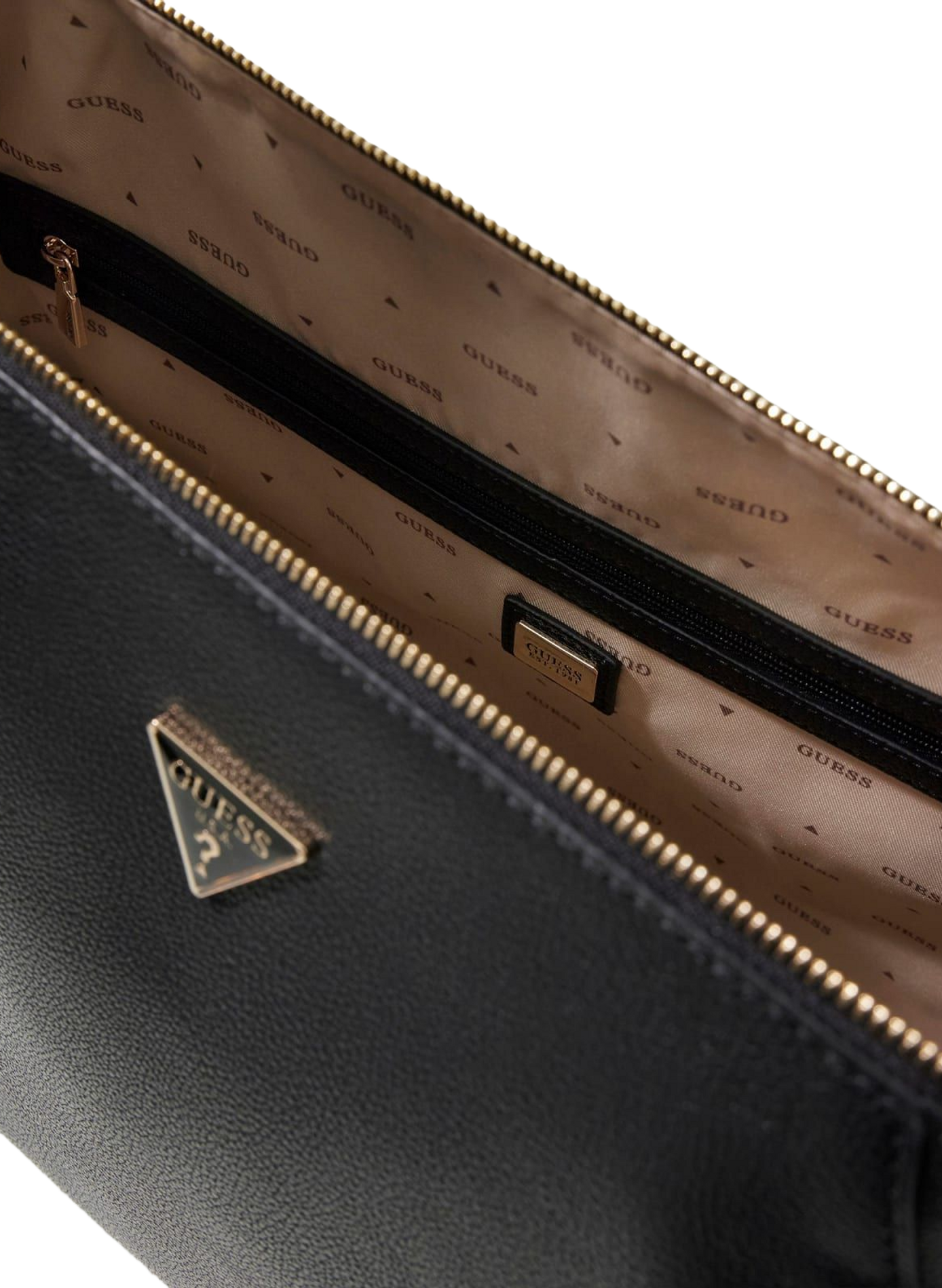 Sac avec bandoulière ajustable Devon GUESS Noir