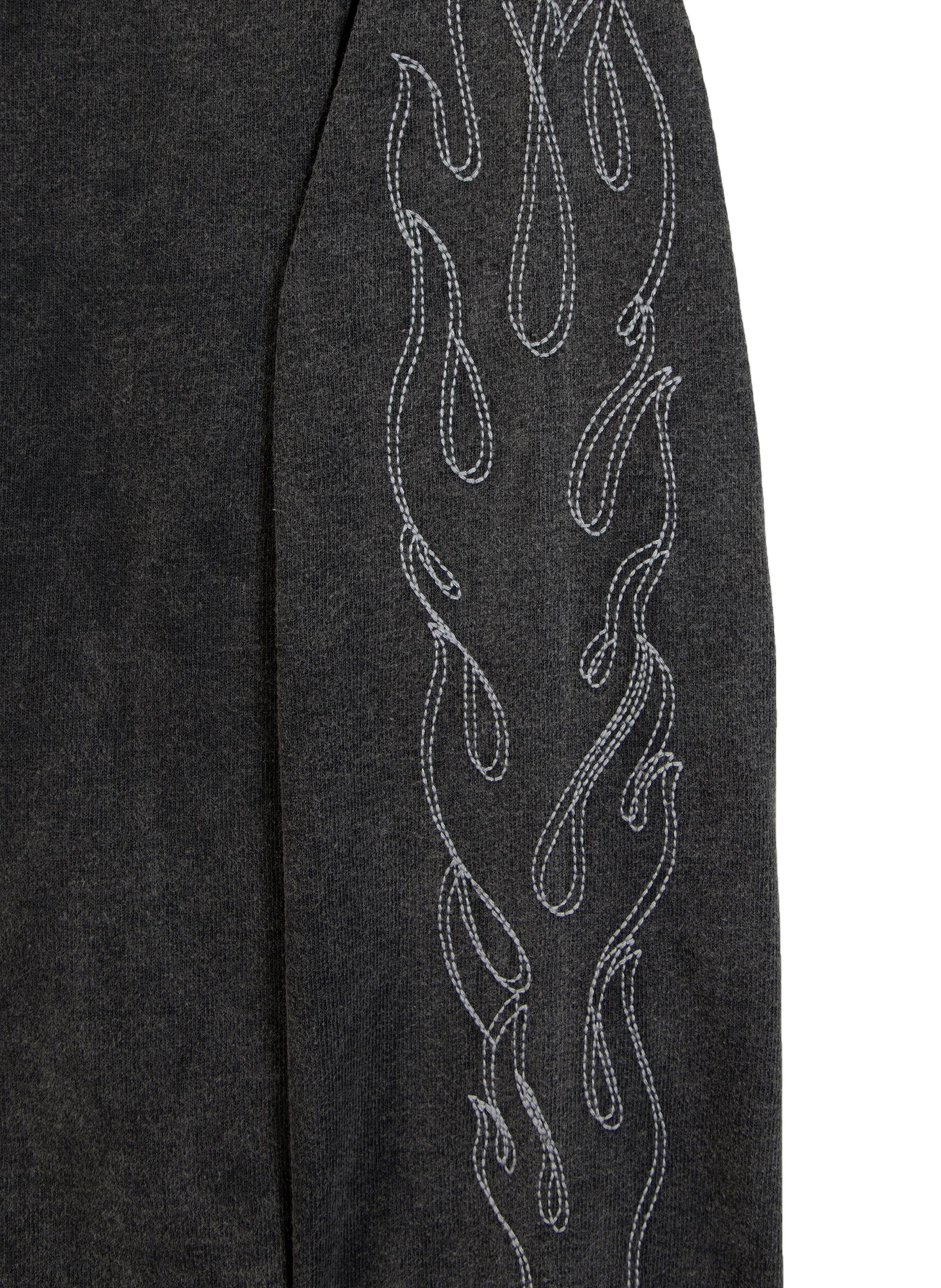 Oversized round neck cotton sweatshirt MAISON LABICHE Black